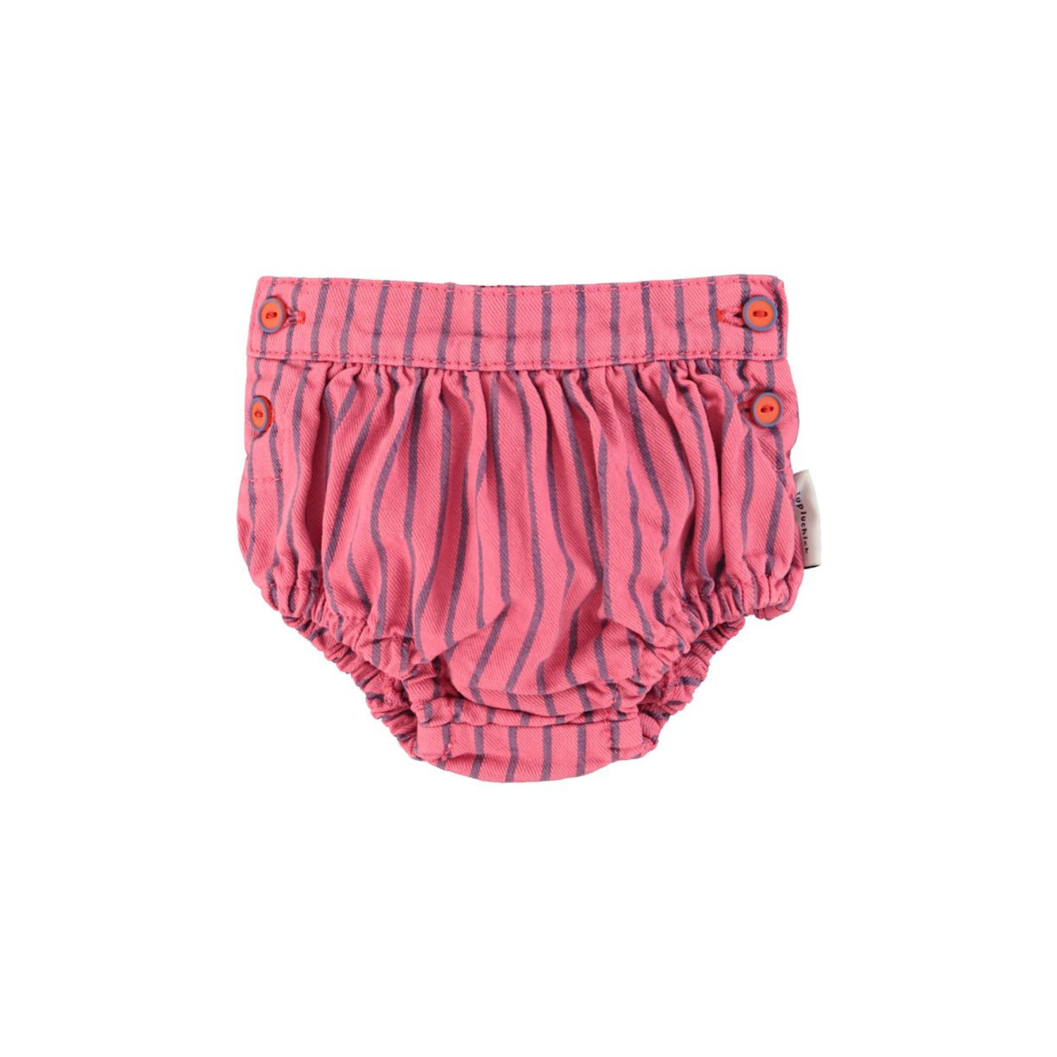 Striped Baby Shorties | Pink/Indigo