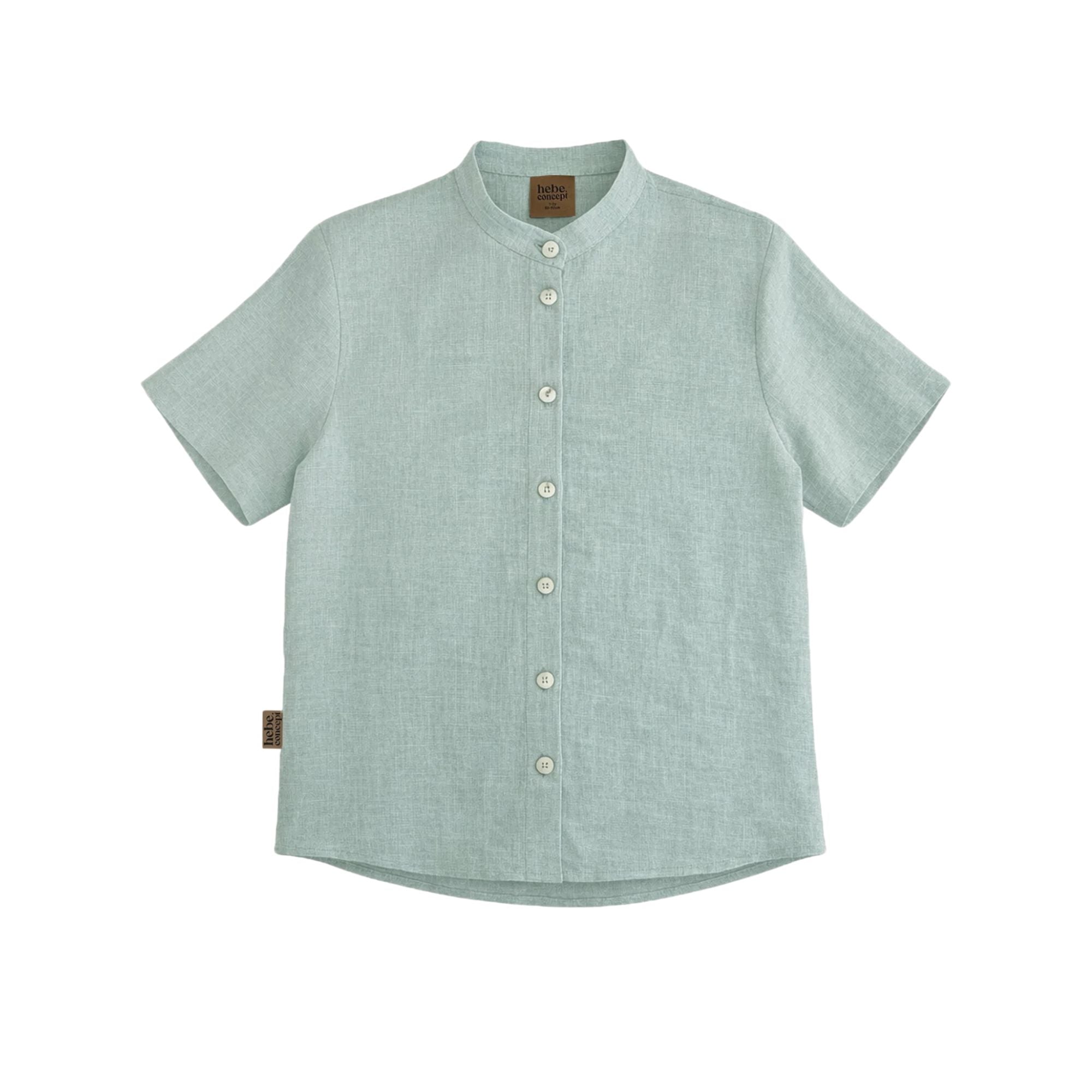 Linen Shirt & Pants Set | Green