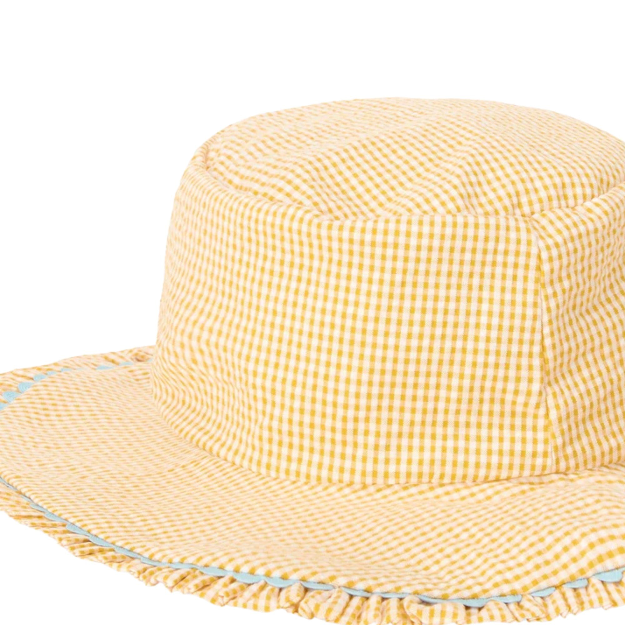 Emilia Hat | Yellow Gingham