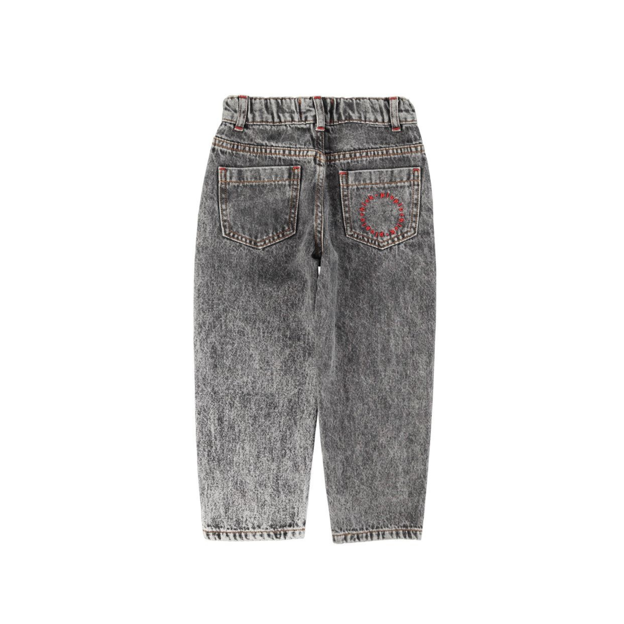 Unisex Trousers | Washed Black Denim