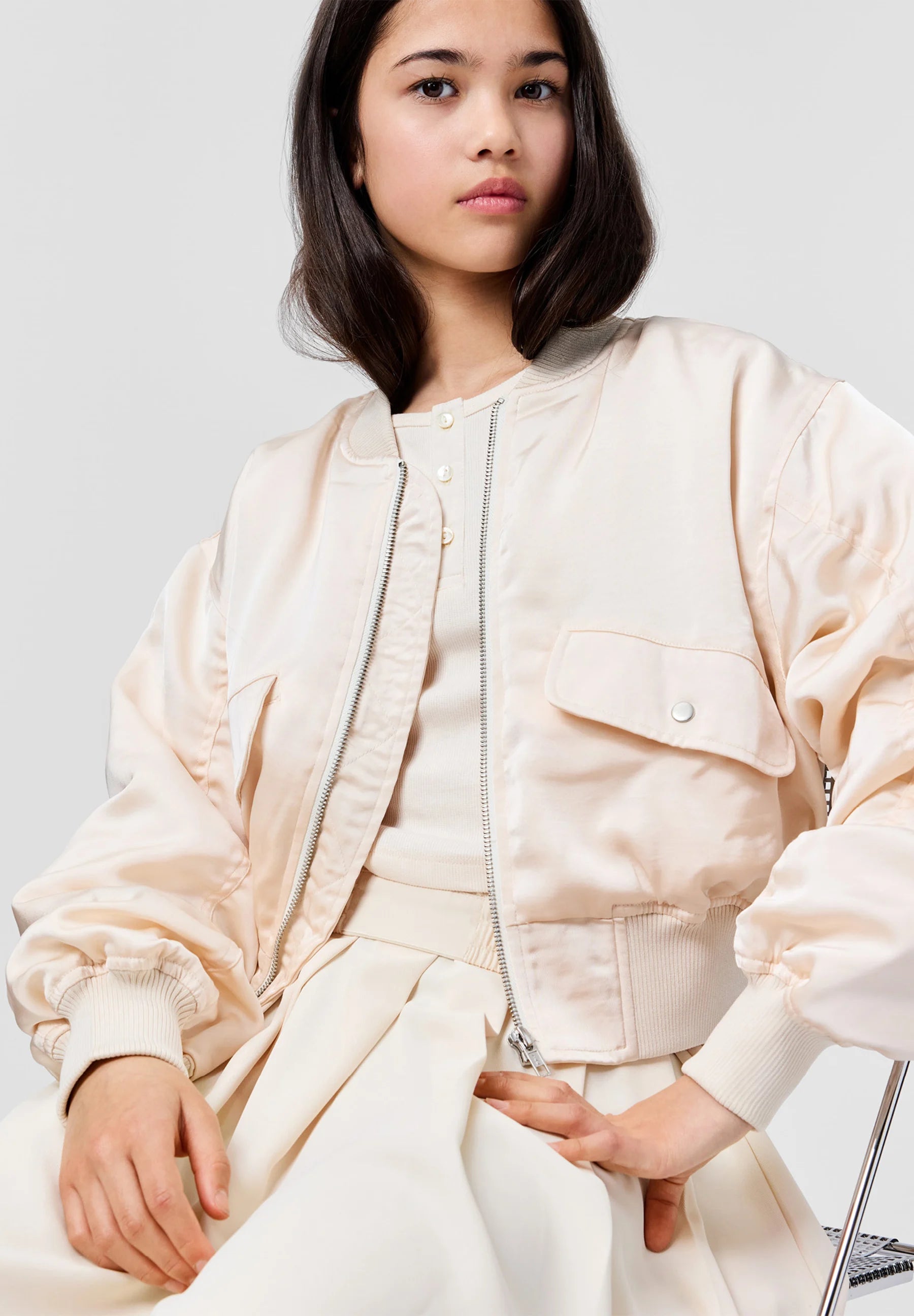 Breeta Skirt | Pearled Ivory