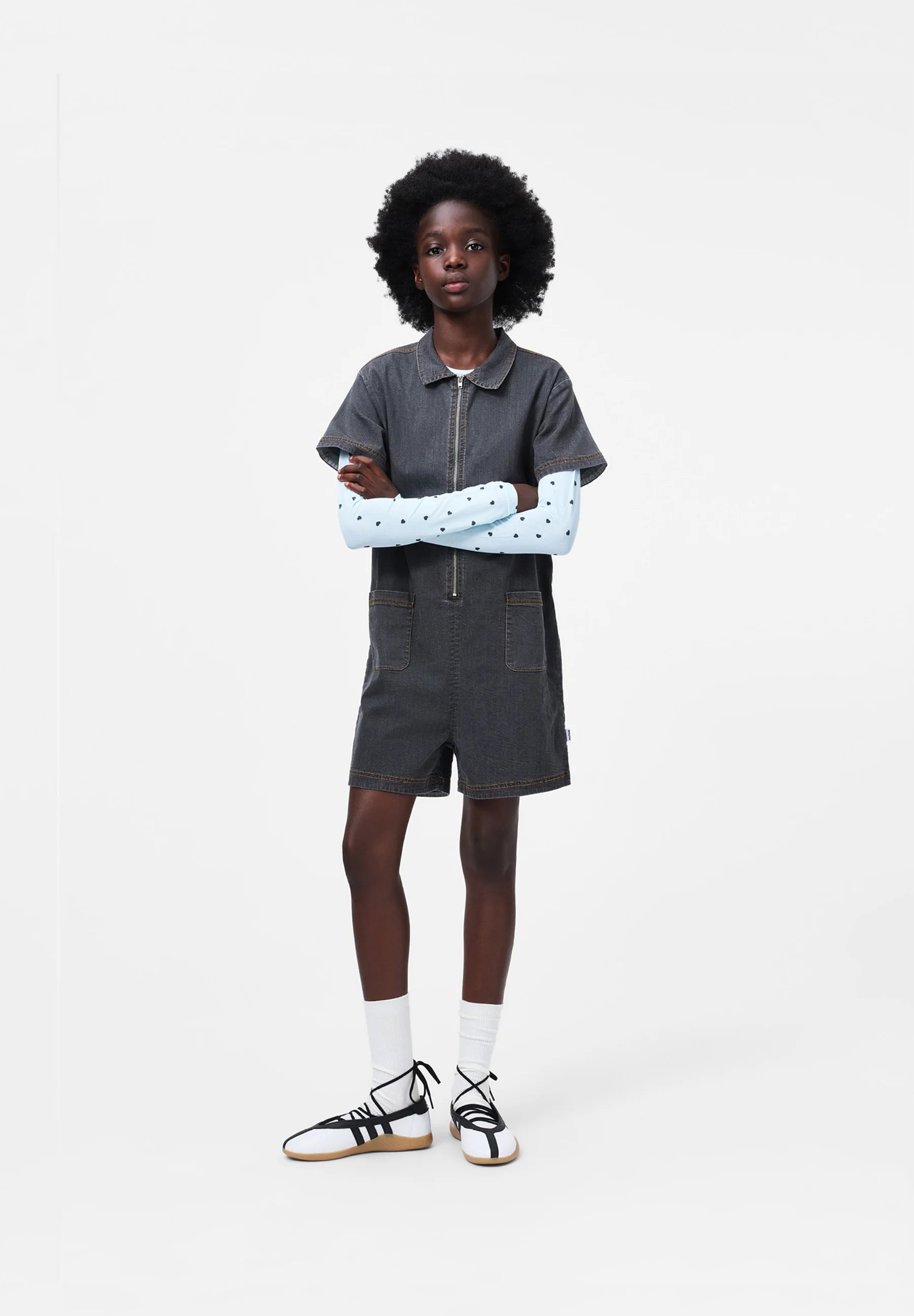 Ann Jumpsuit | Washed Grey
