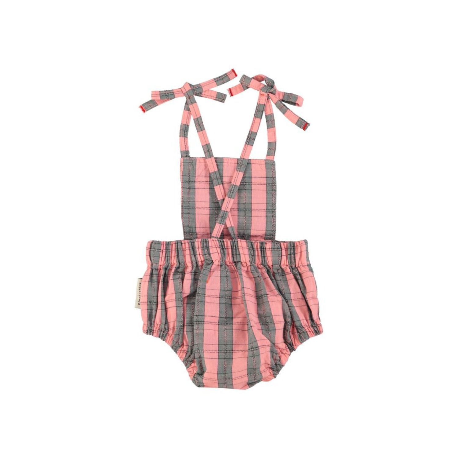 Checkered Playsuit | Pink/Green