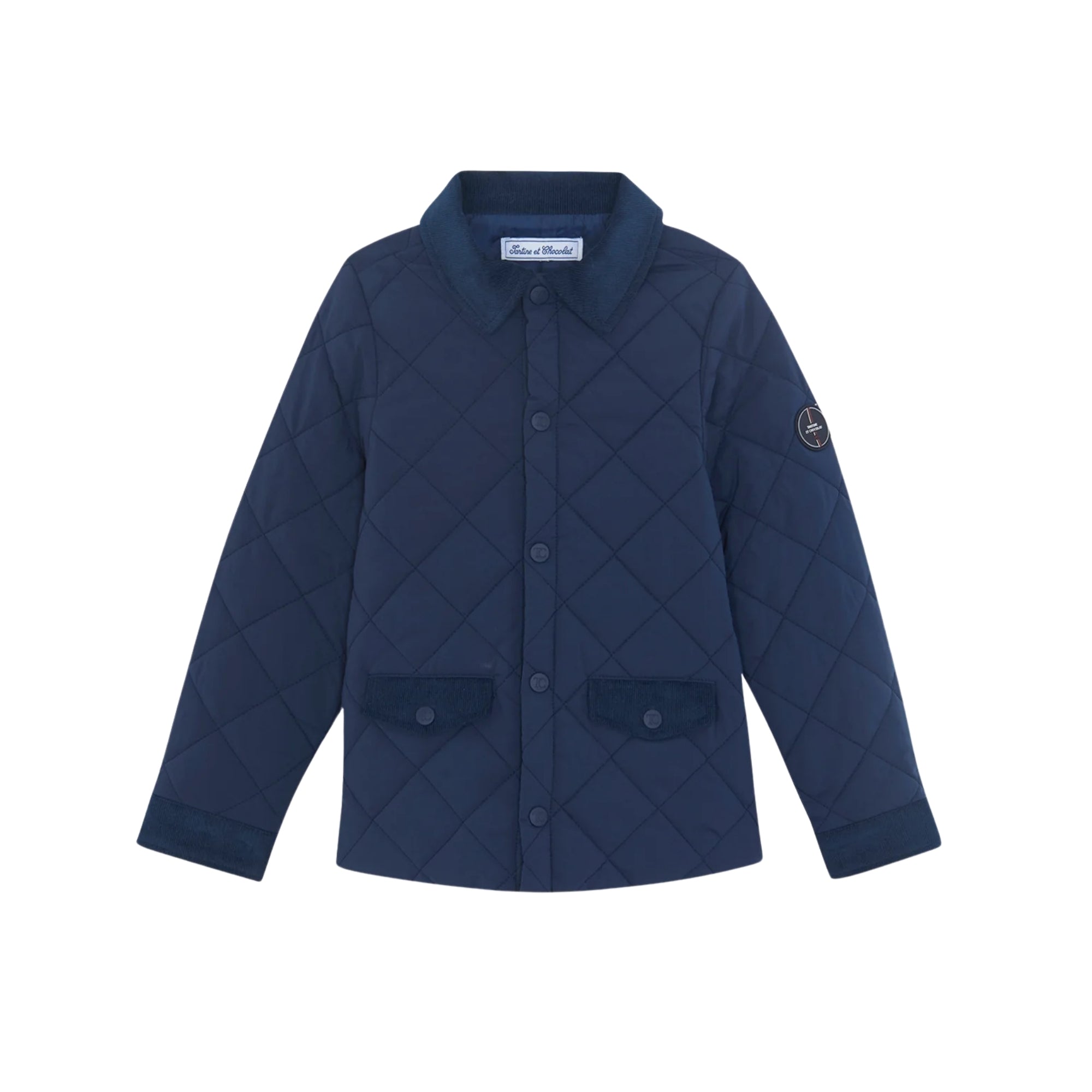Quilted Jacket | Navy