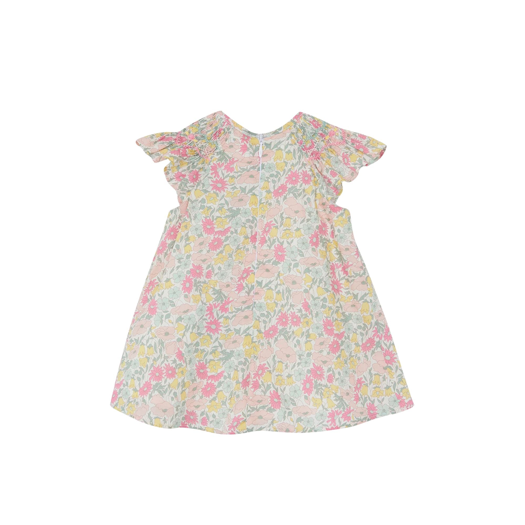 Smocked Printed Dress | Citrus