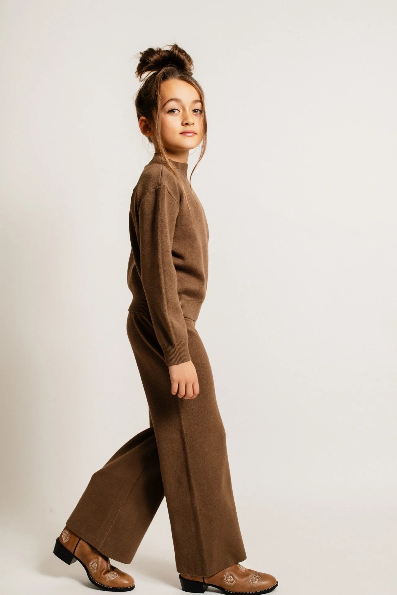 Cevio Sweater Set | Brown Cacao