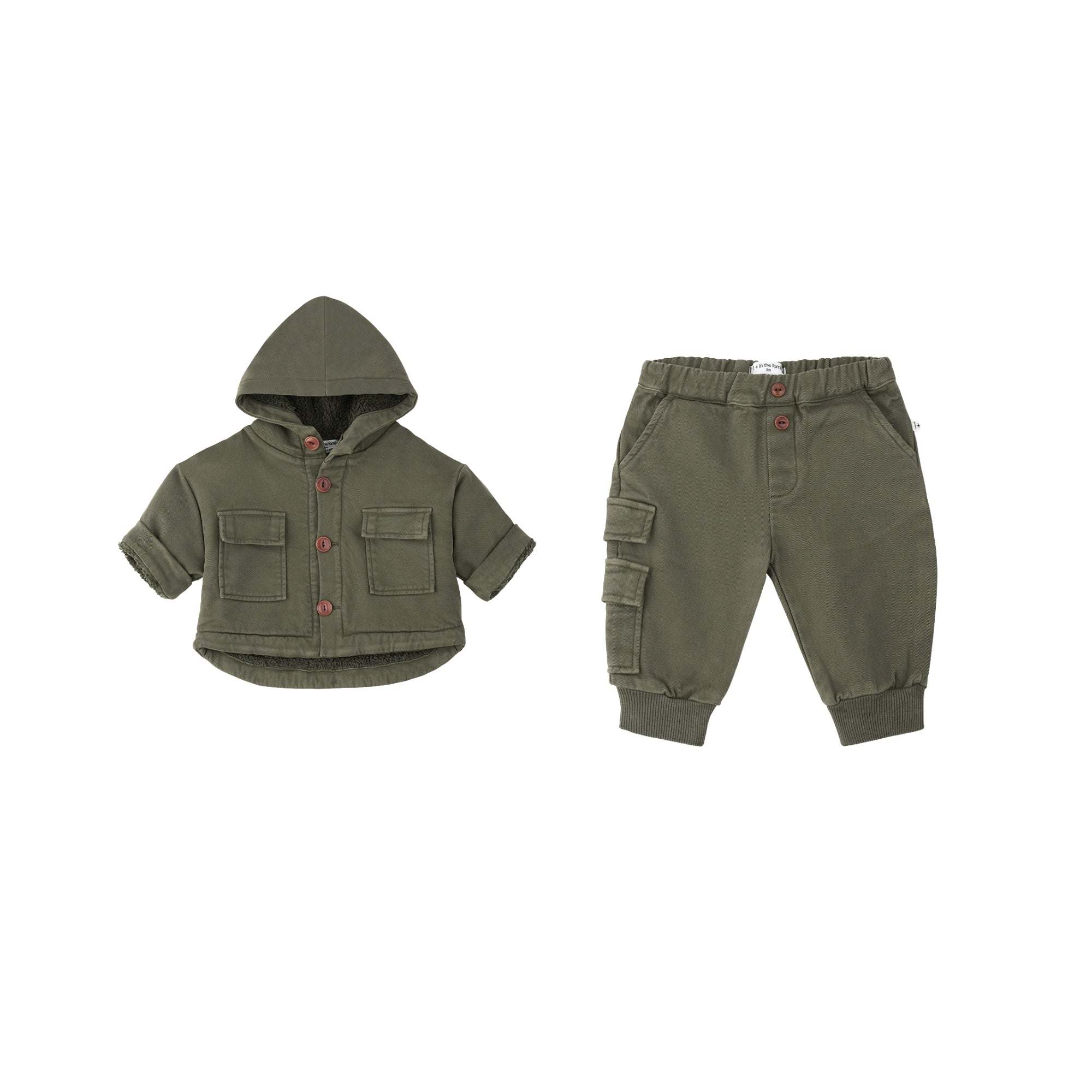 Jasper Hooded Set | Khaki