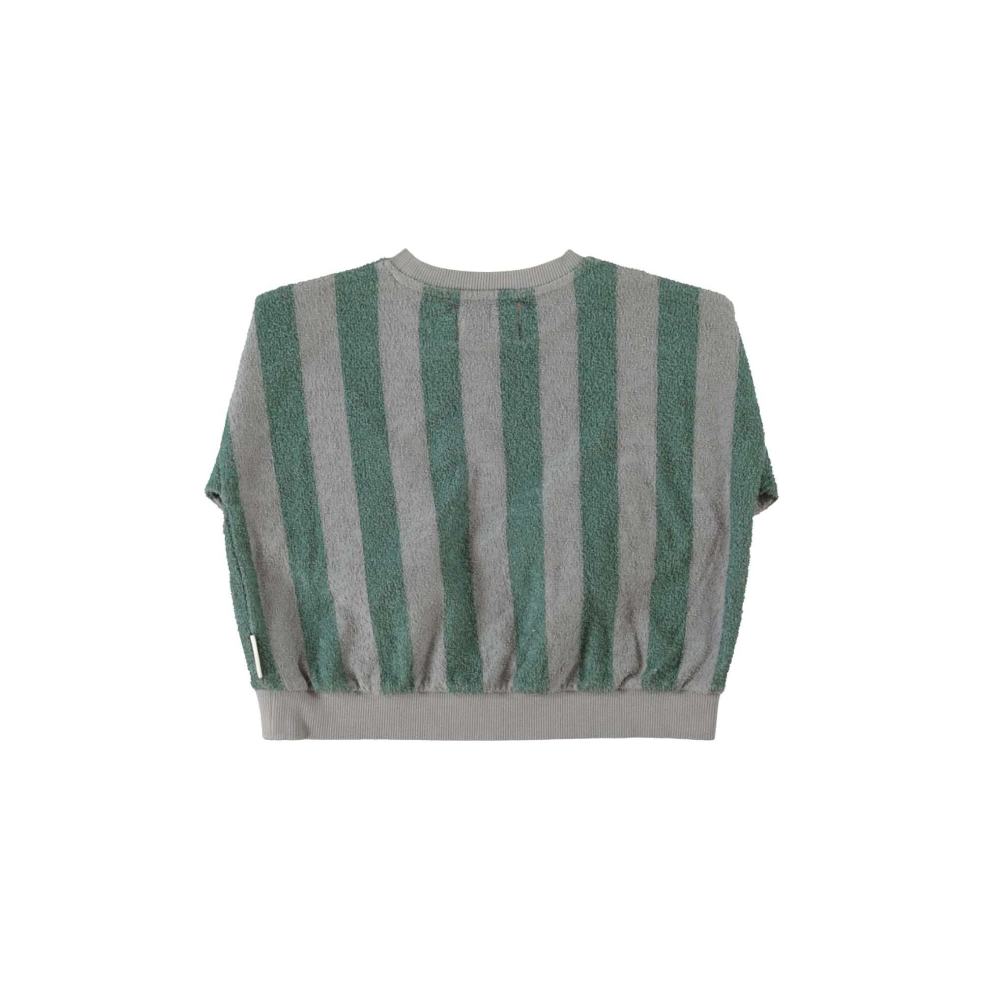 Sweatshirt Set | Grey & Green Stripes