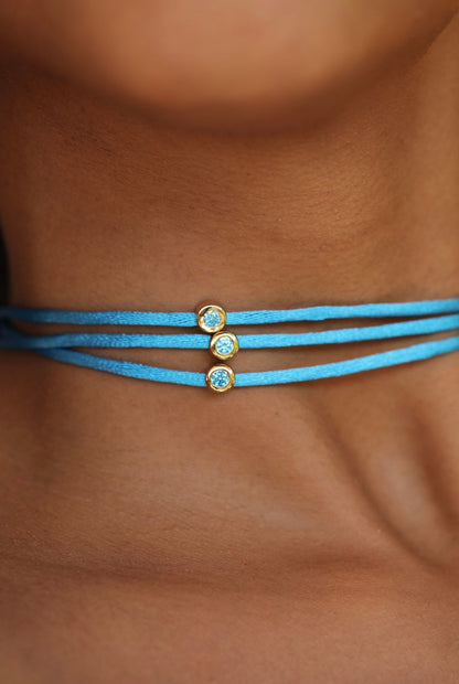 Aquamarine Chakra Choker