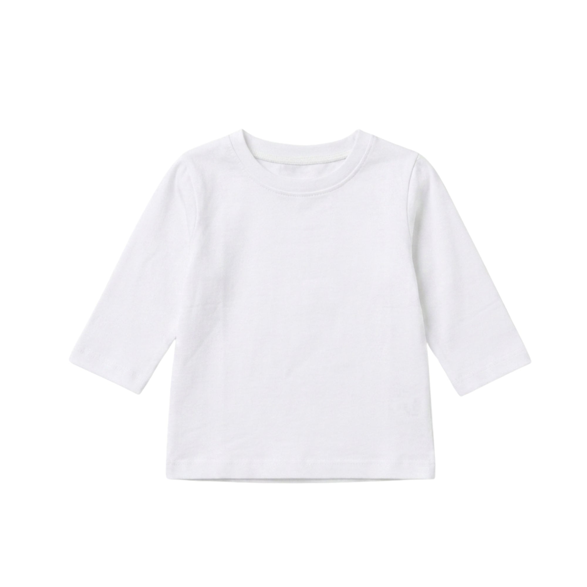 Long-sleeved Cotton T-shirt | White
