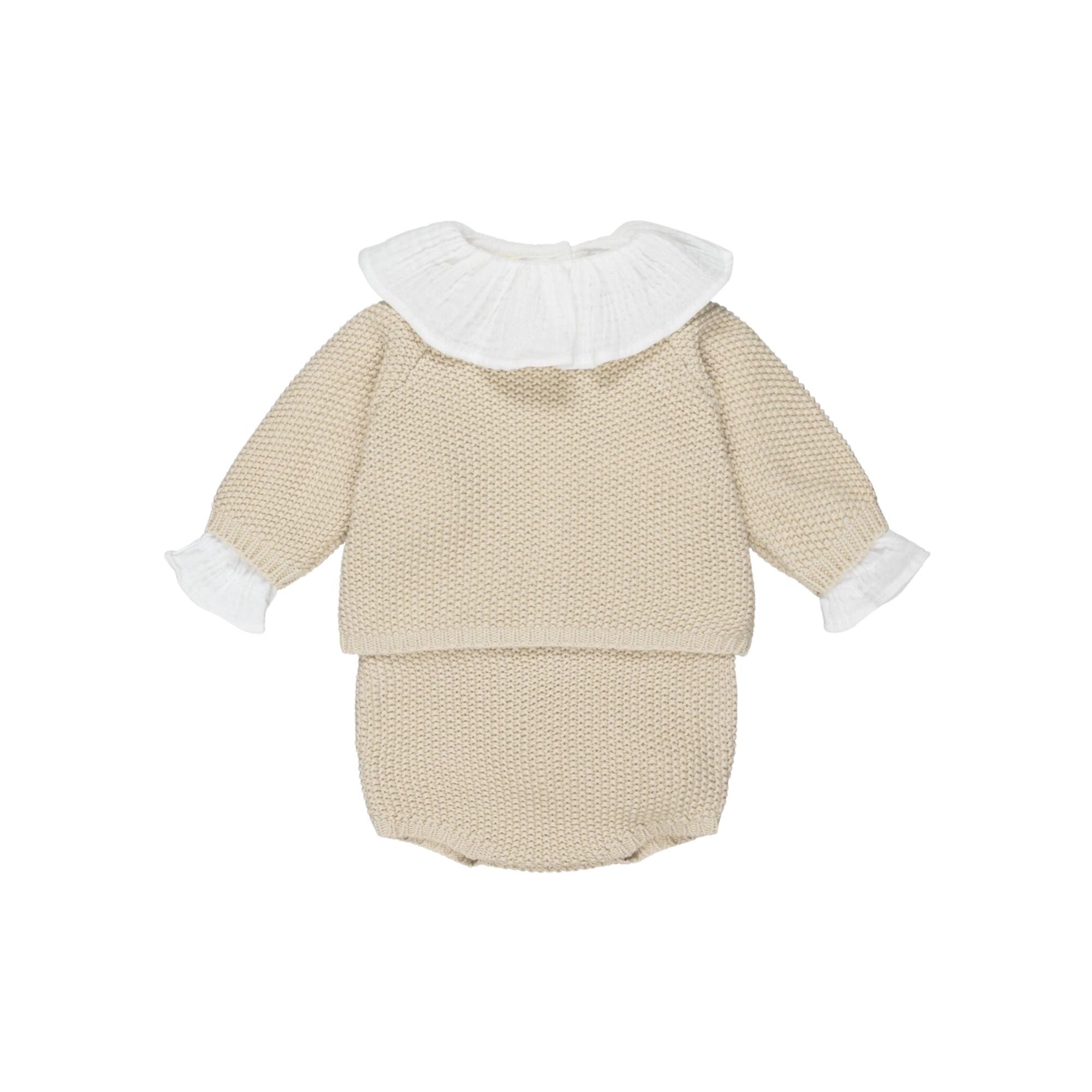 Tricot Newborn Set | Bambula Beige