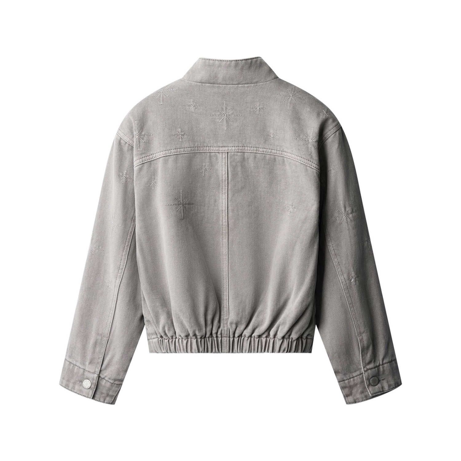 Hallie Bomber Jacket | Washed Grey