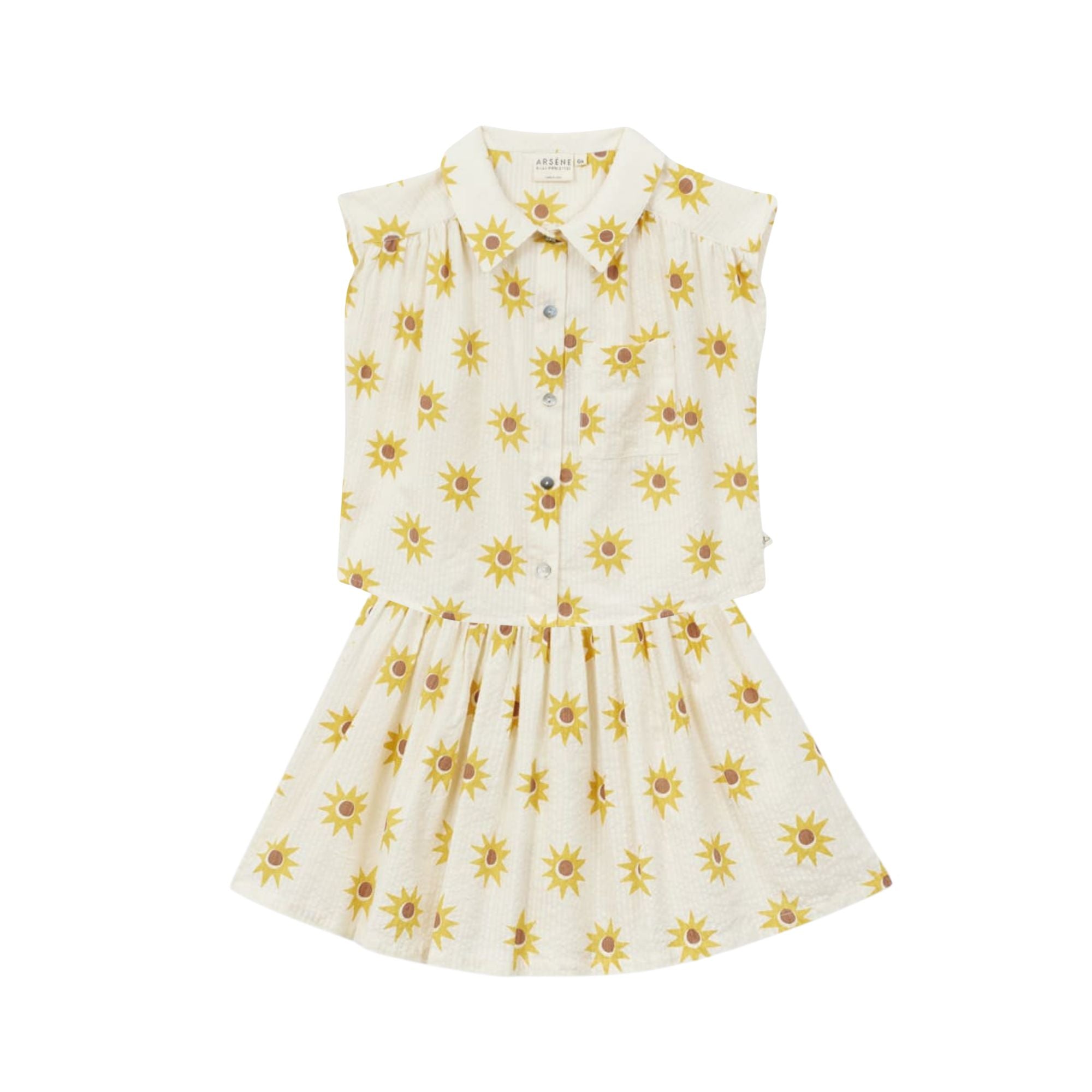 Sun Blouse & Skirt Set