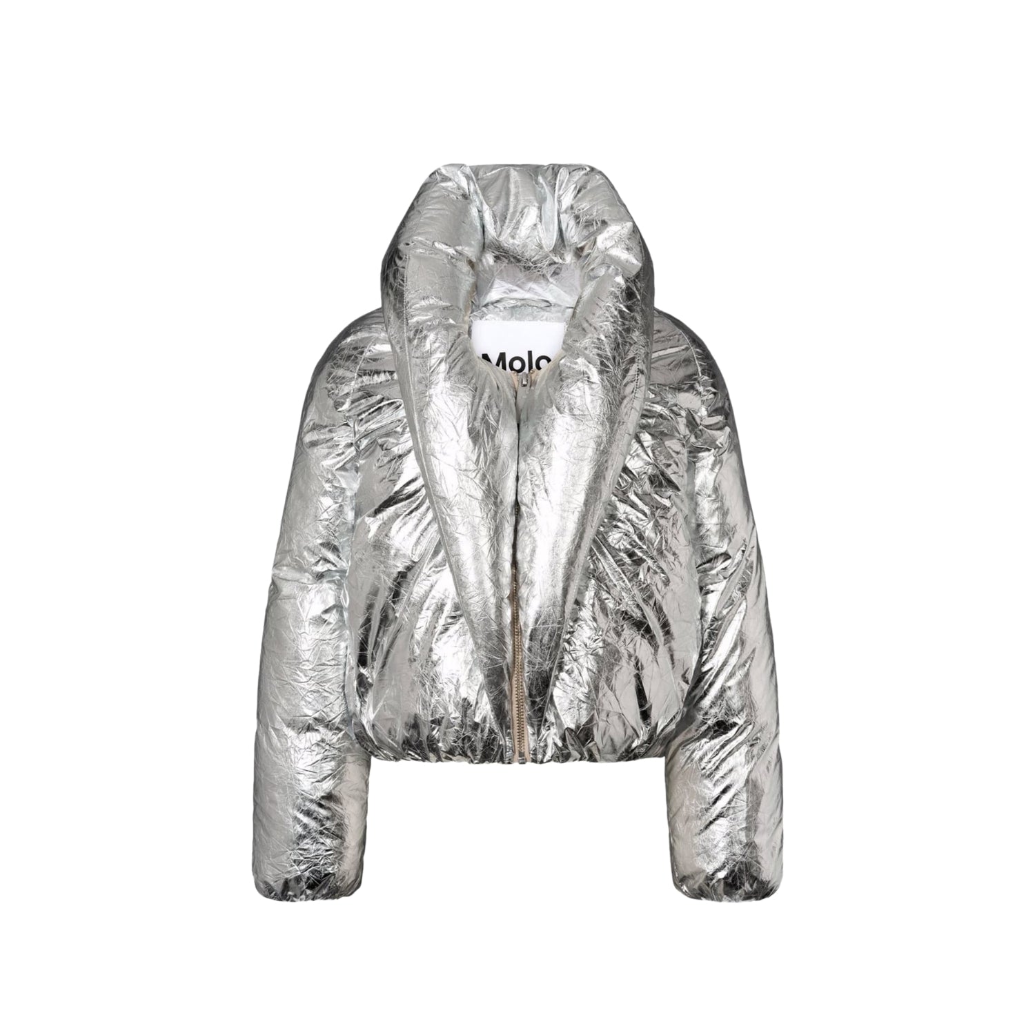 Heylee Jacket | Crinkled Silver