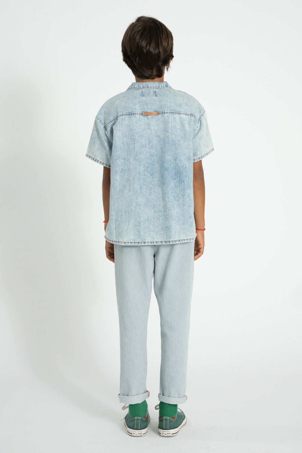 Hawaiian Shirt | Light Blue Denim