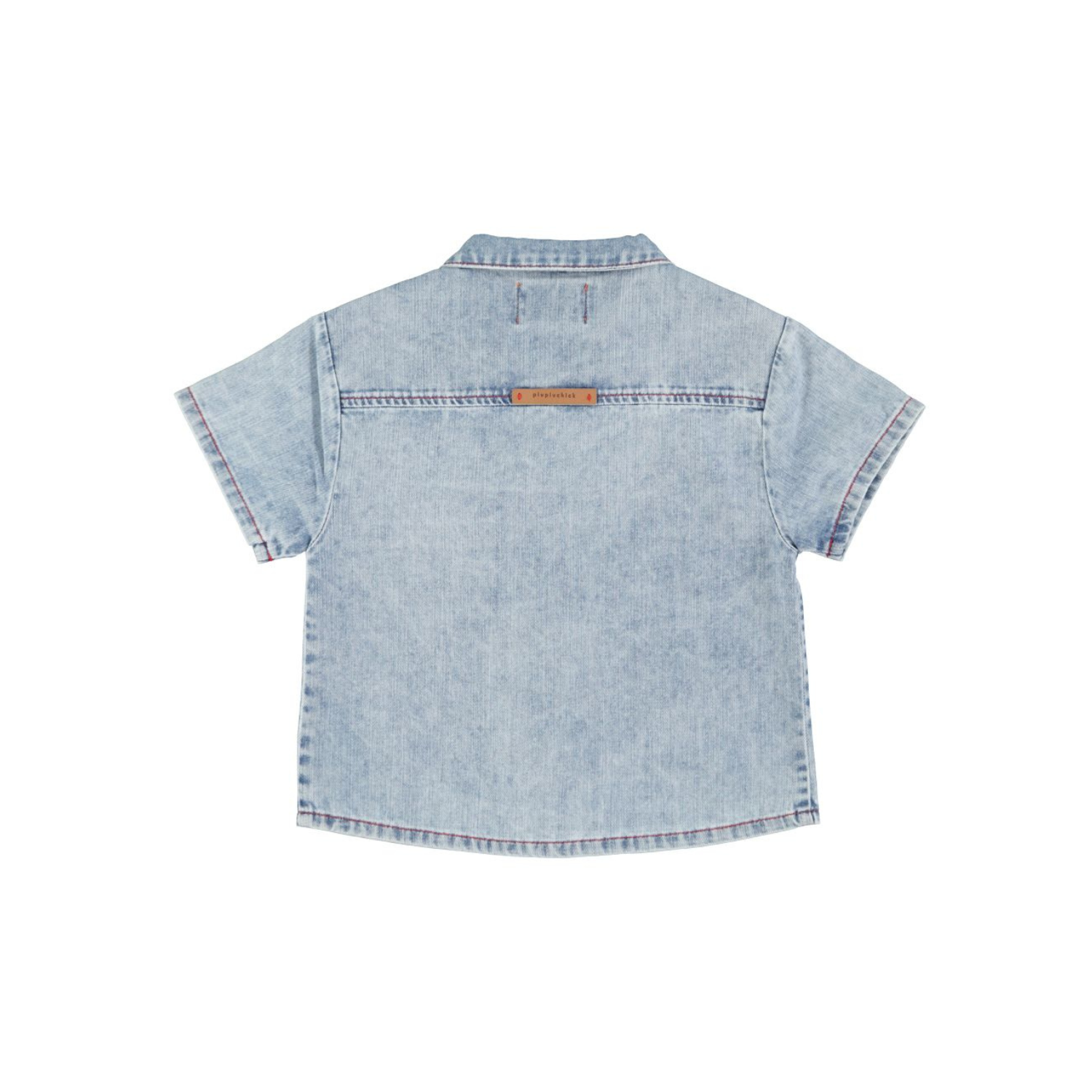 Hawaiian Shirt | Light Blue Denim