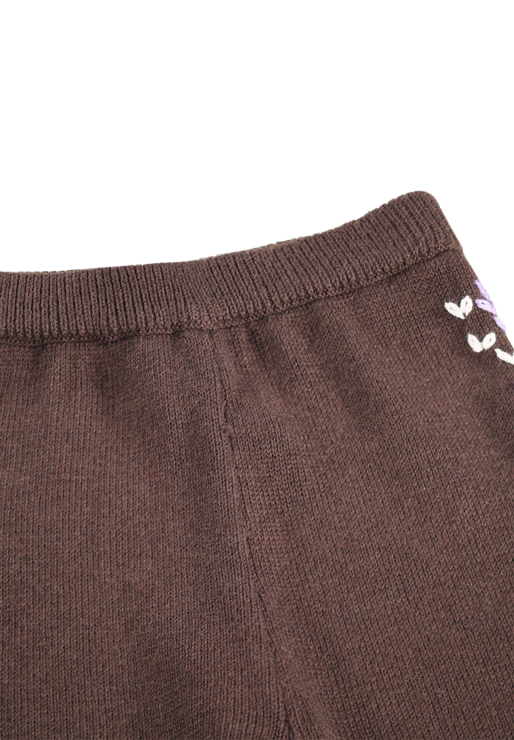 Gillus Cardigan Set | Bark Brown