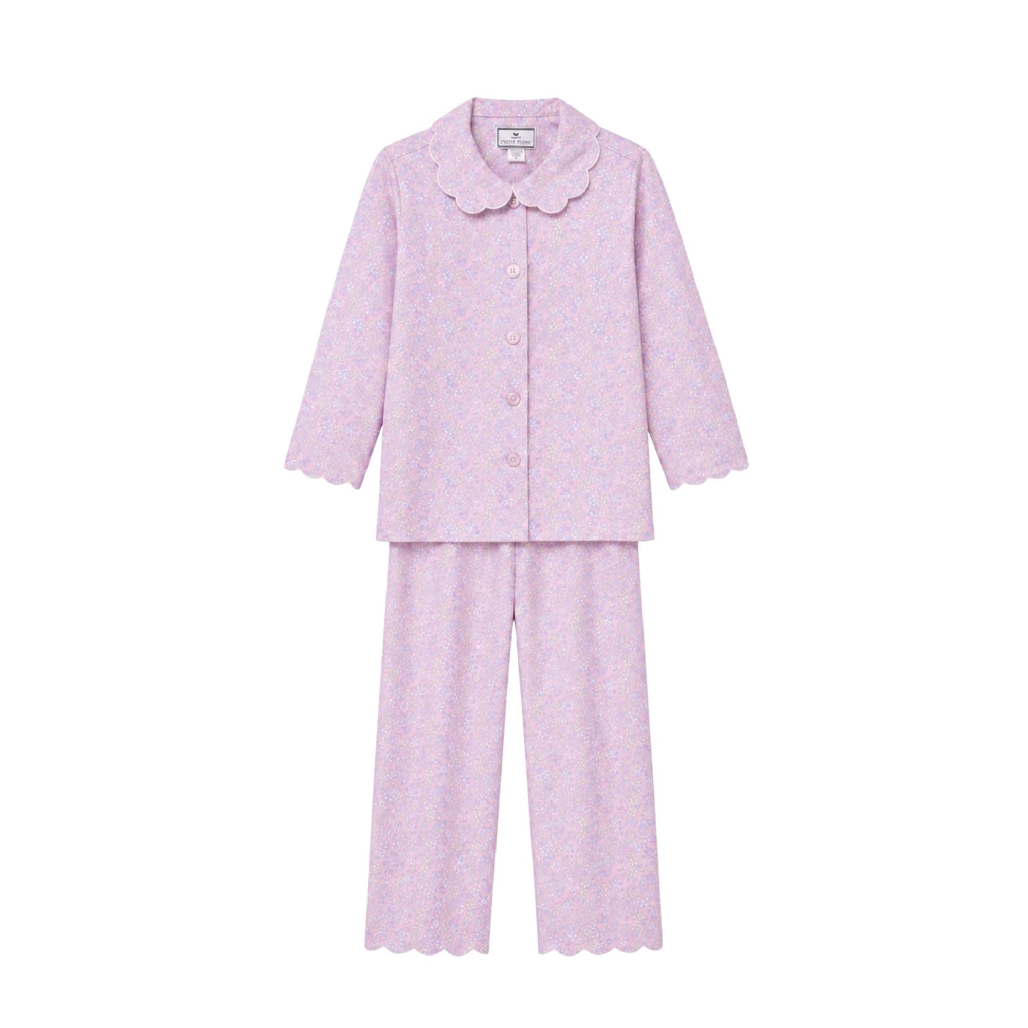 Twill Colette Pajama Set | Fleur Blush