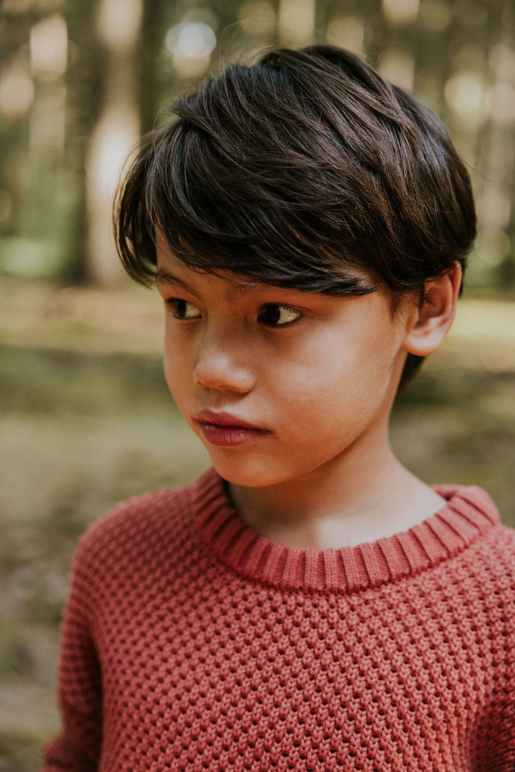 Kyoto Knitted Sweater | Indian Red
