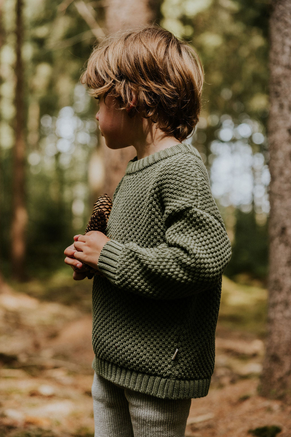 Kyoto Knitted Sweater | Moss