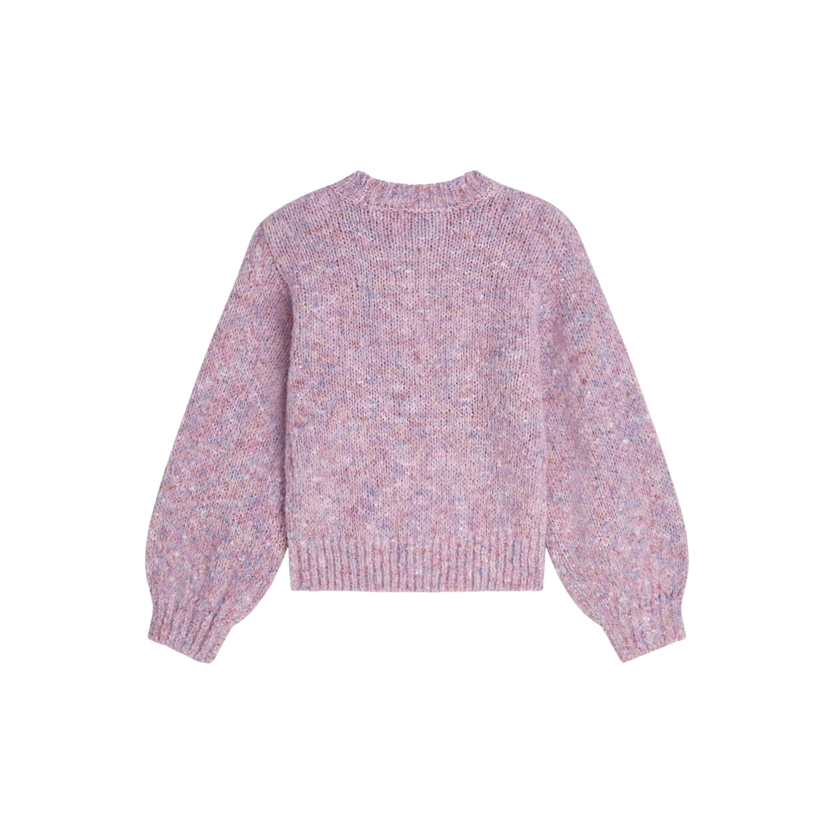 Blend Dropped Shoulder Pullover | Violet Melange