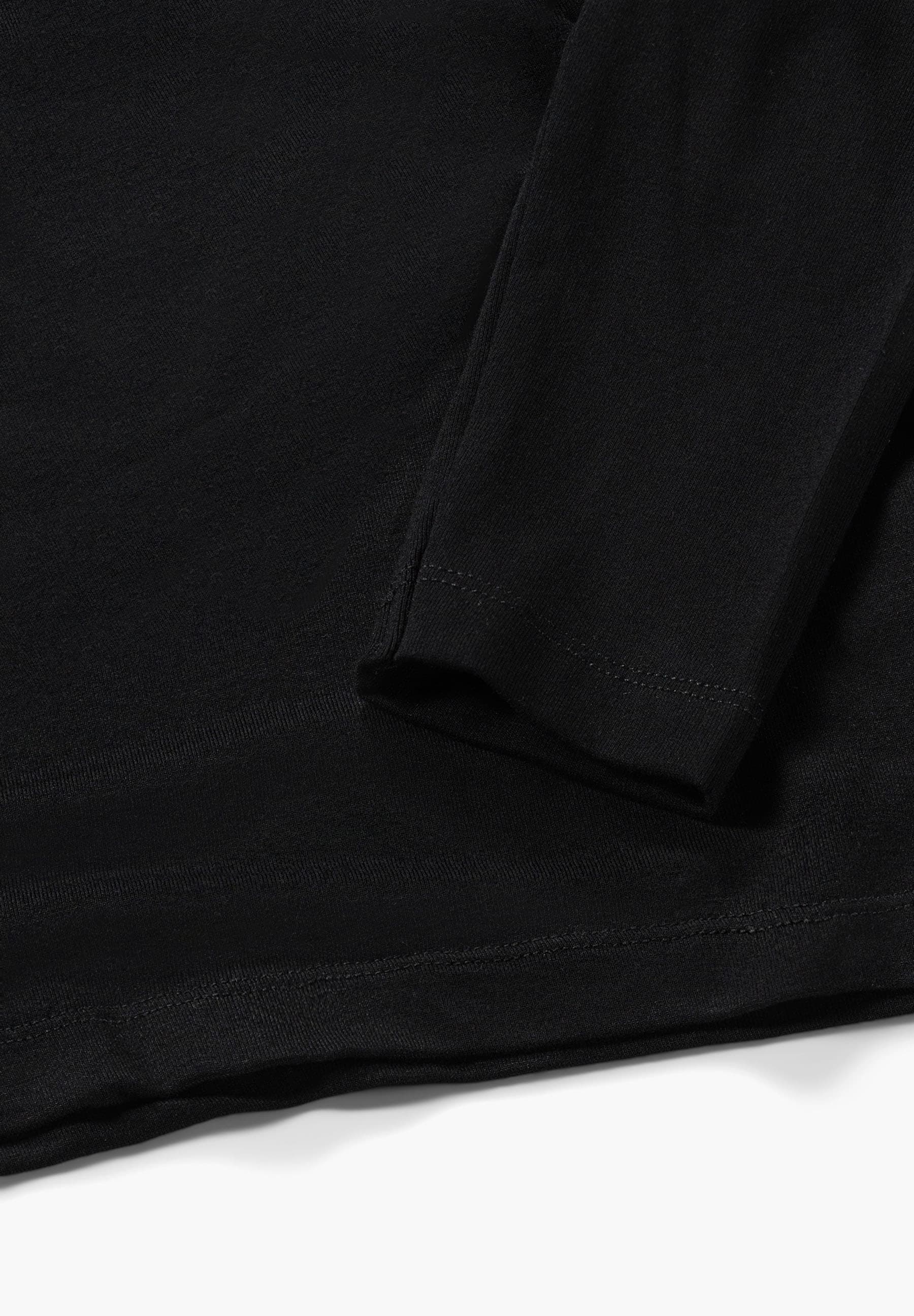 Ruana Long Sleeve T-Shirt | Black