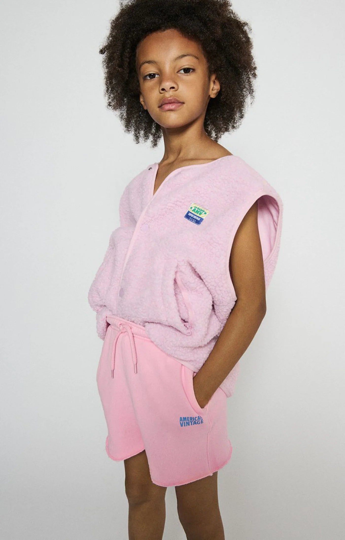 Hoktown Sleeveless Jacket | Sugared Almond