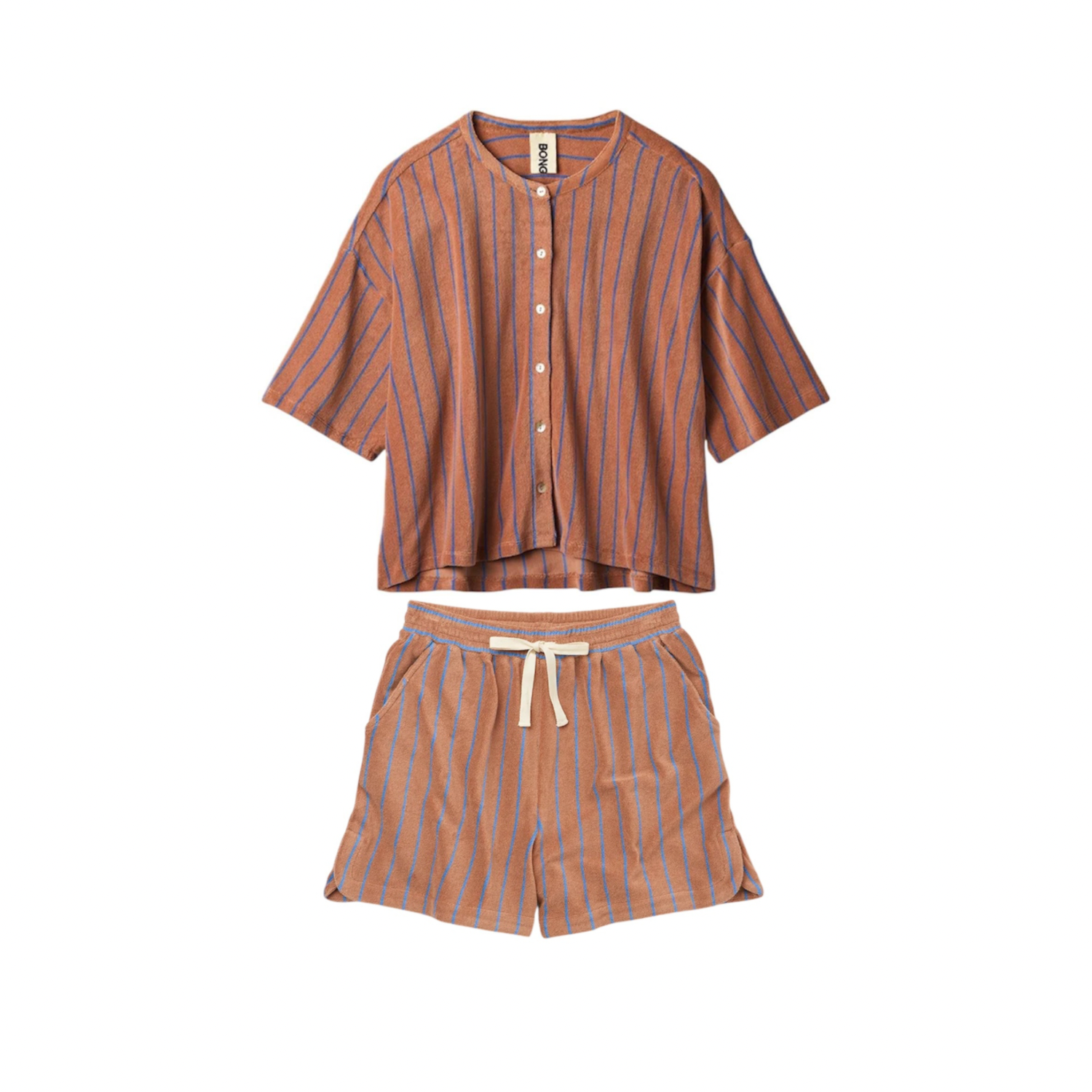 Naram Shirt & Short Set | Striped