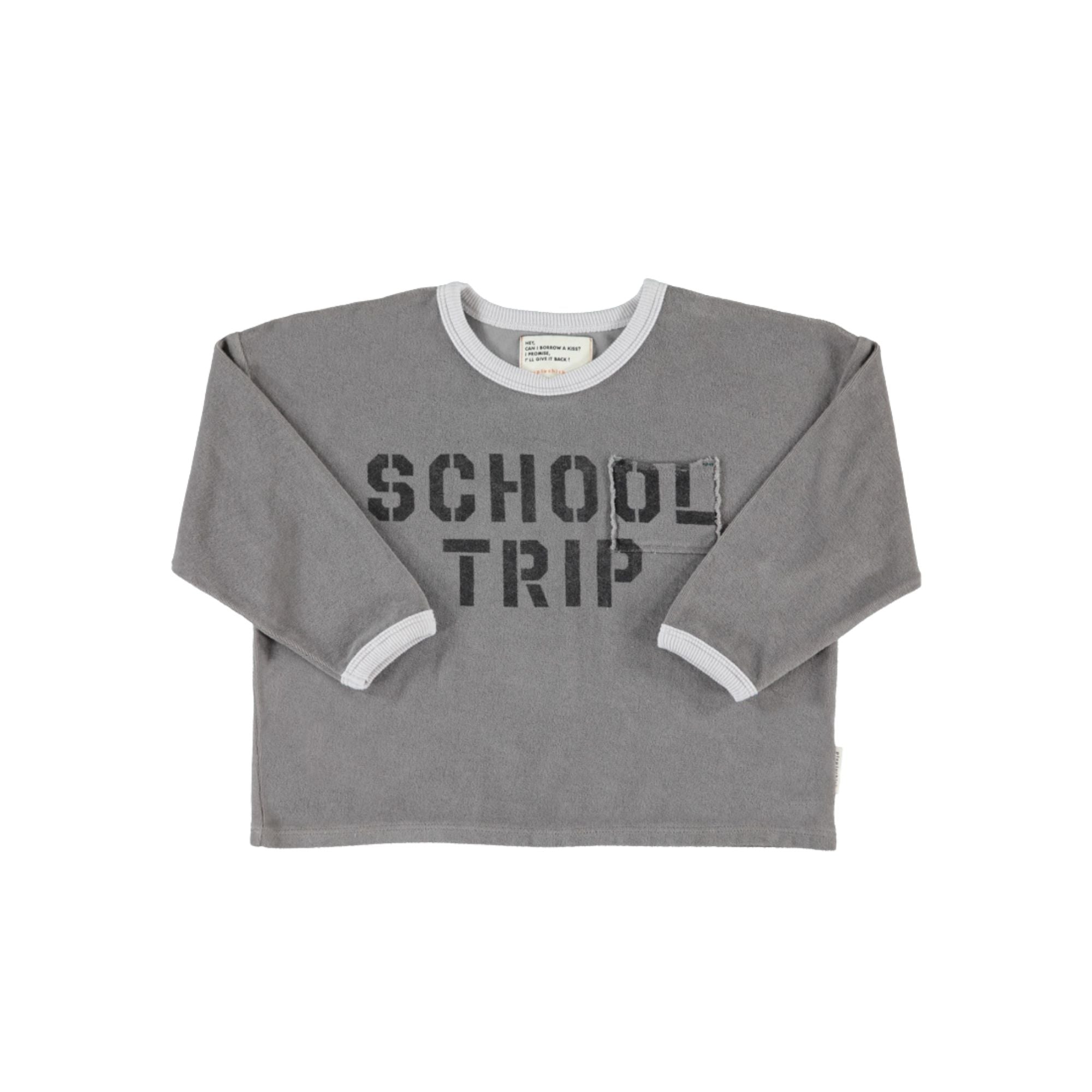 Terry Cotton T-shirt | Grey