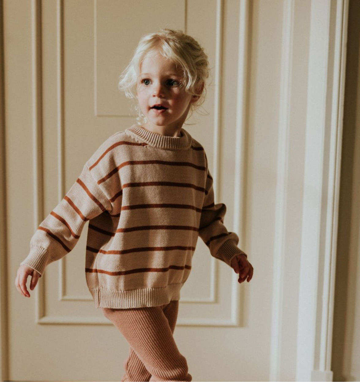 Breton Knitted Sweater | Sesame