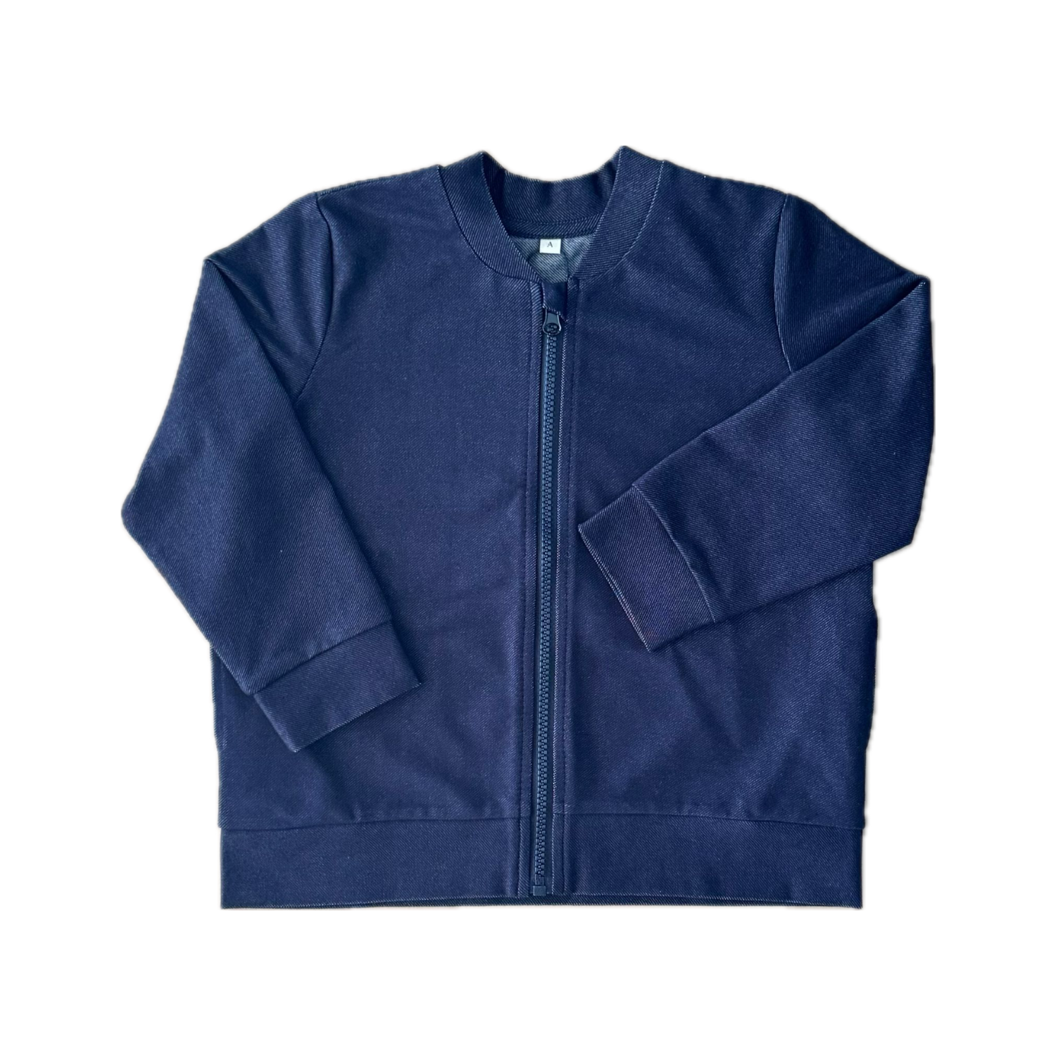 Denim Zip Up | Dark Blue