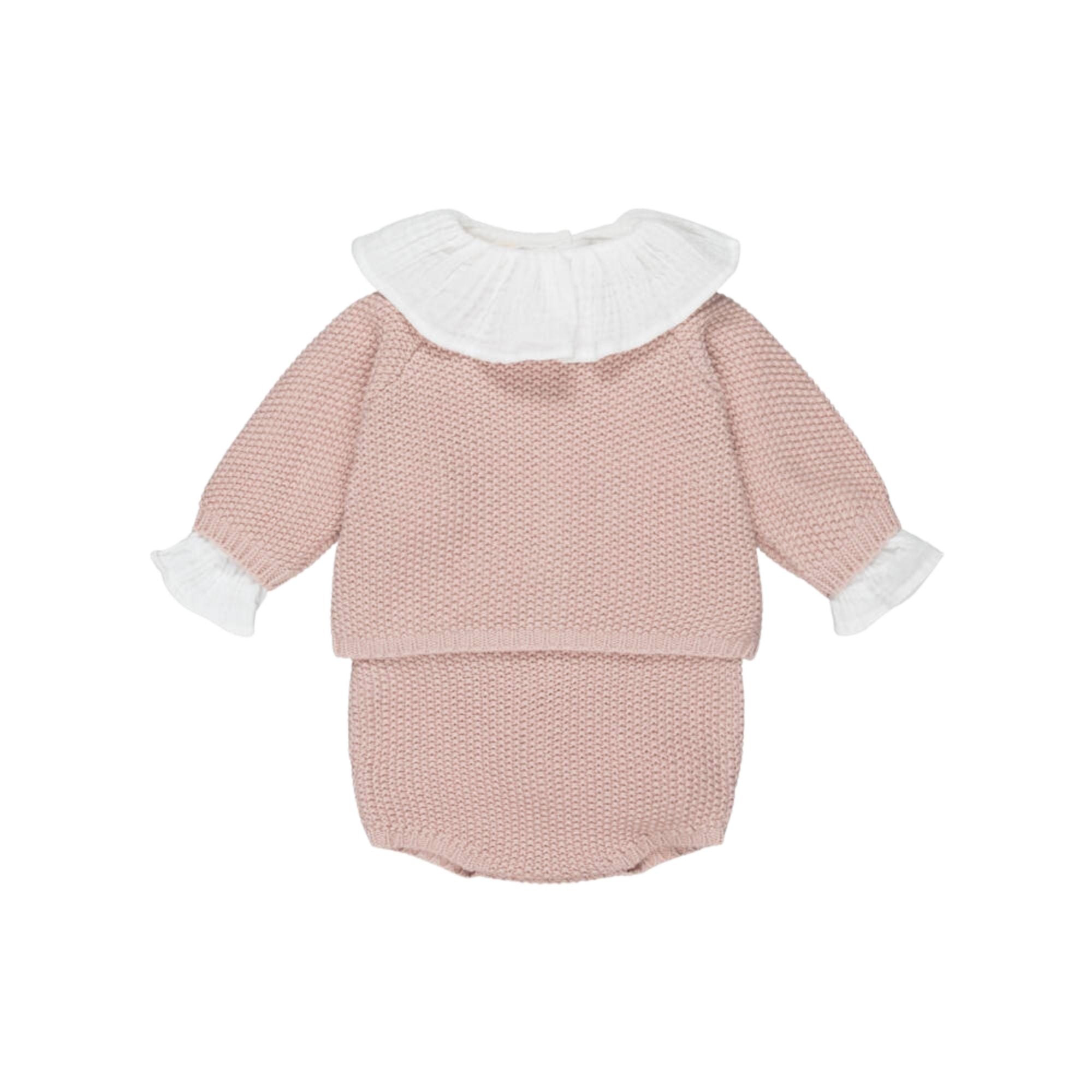 Tricot Newborn Set | Bambula Pink