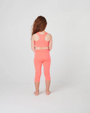 3/4 Leggings- Neon Orange