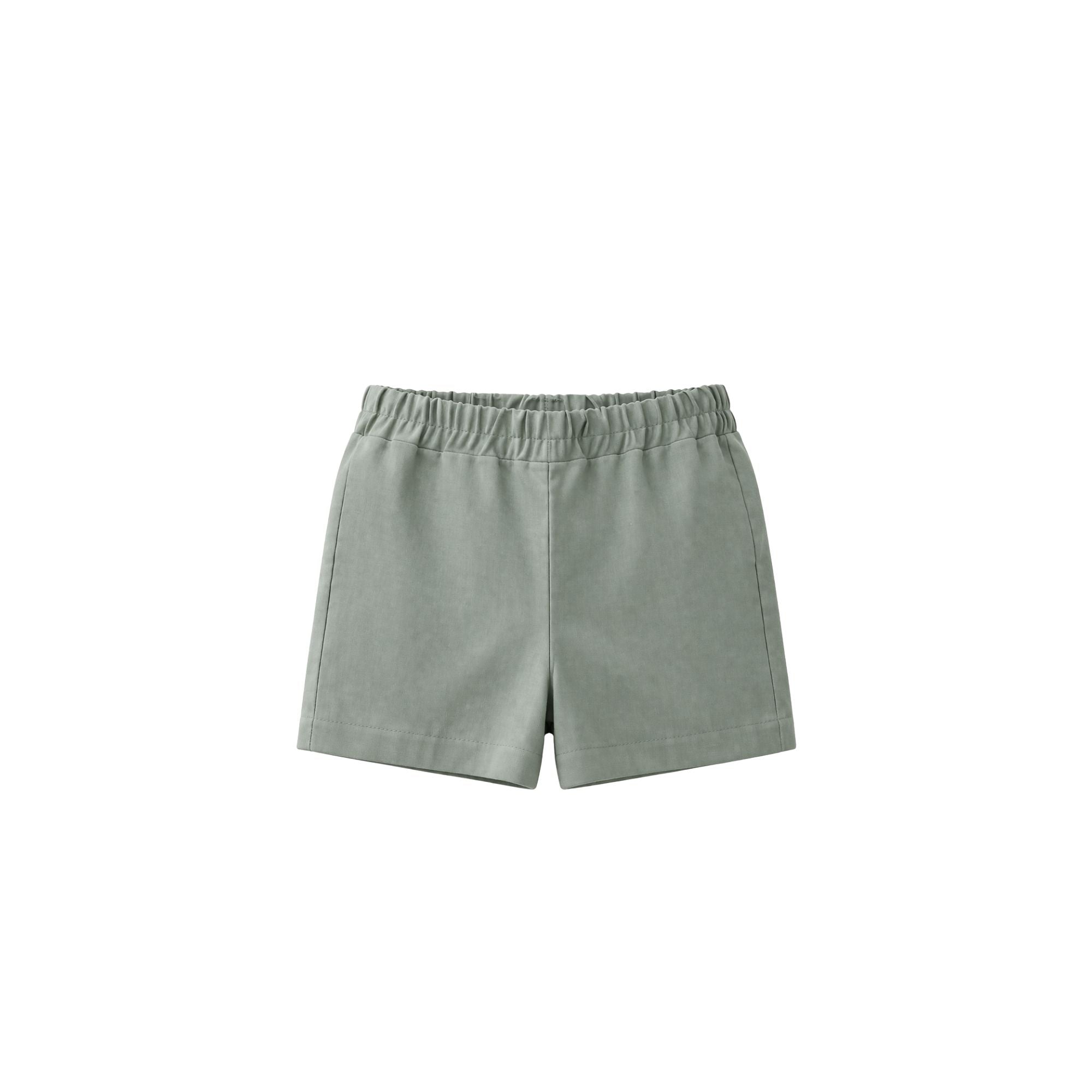 Cotton Shorts Set | Forest Green