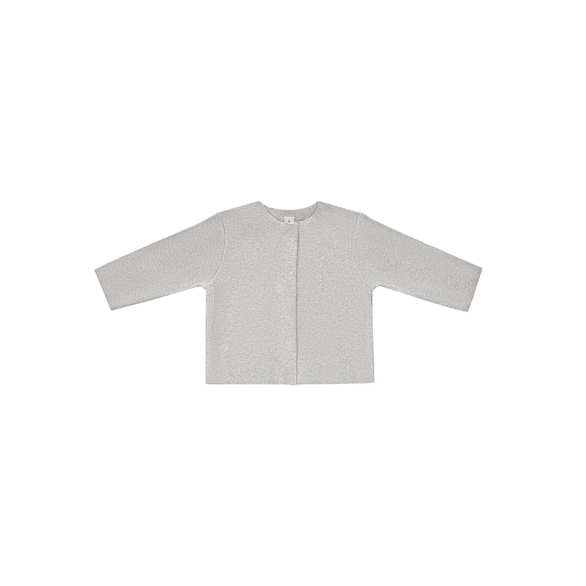 Rib Cardigan Set | Light Grey