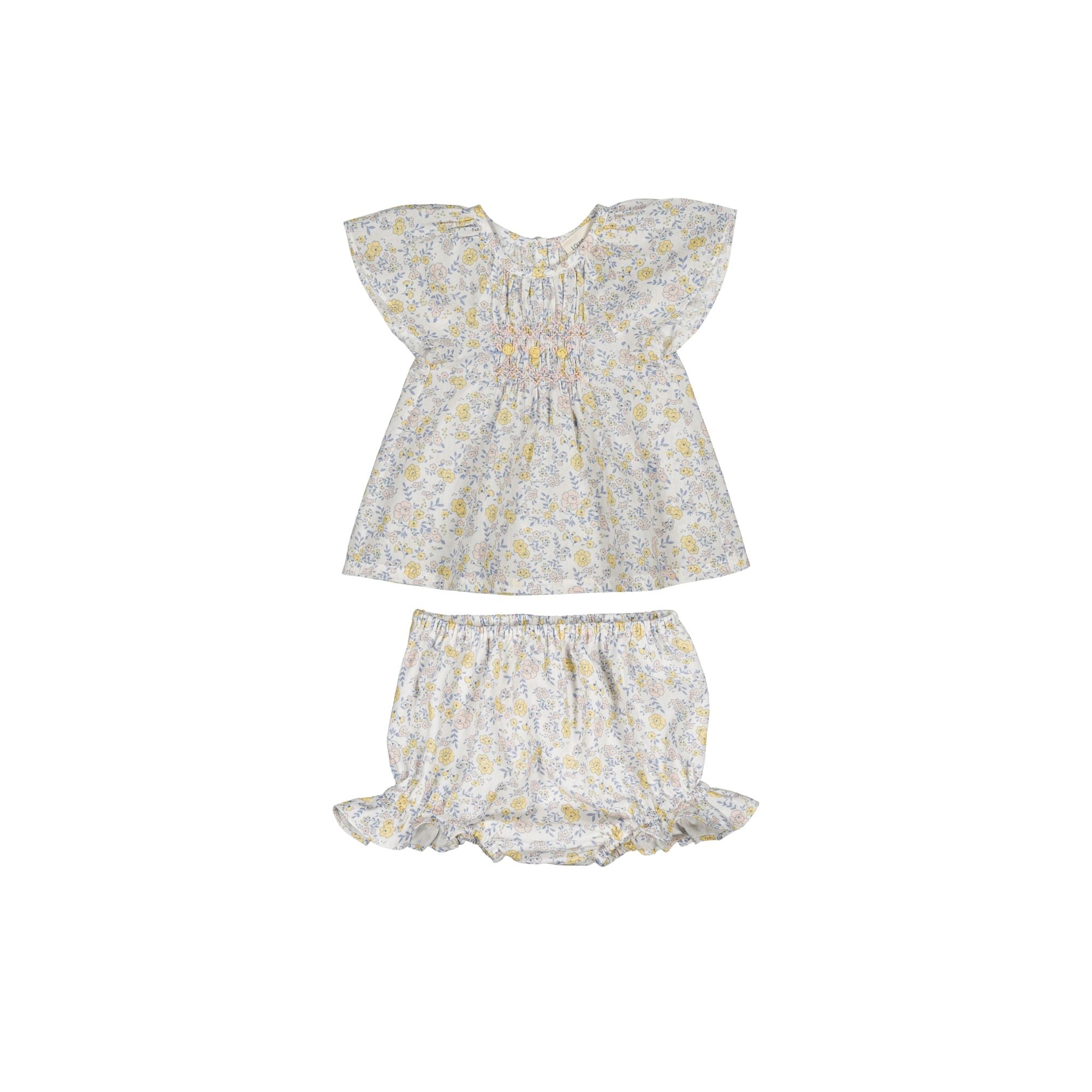 Romantic Flower Baby Set | Off White