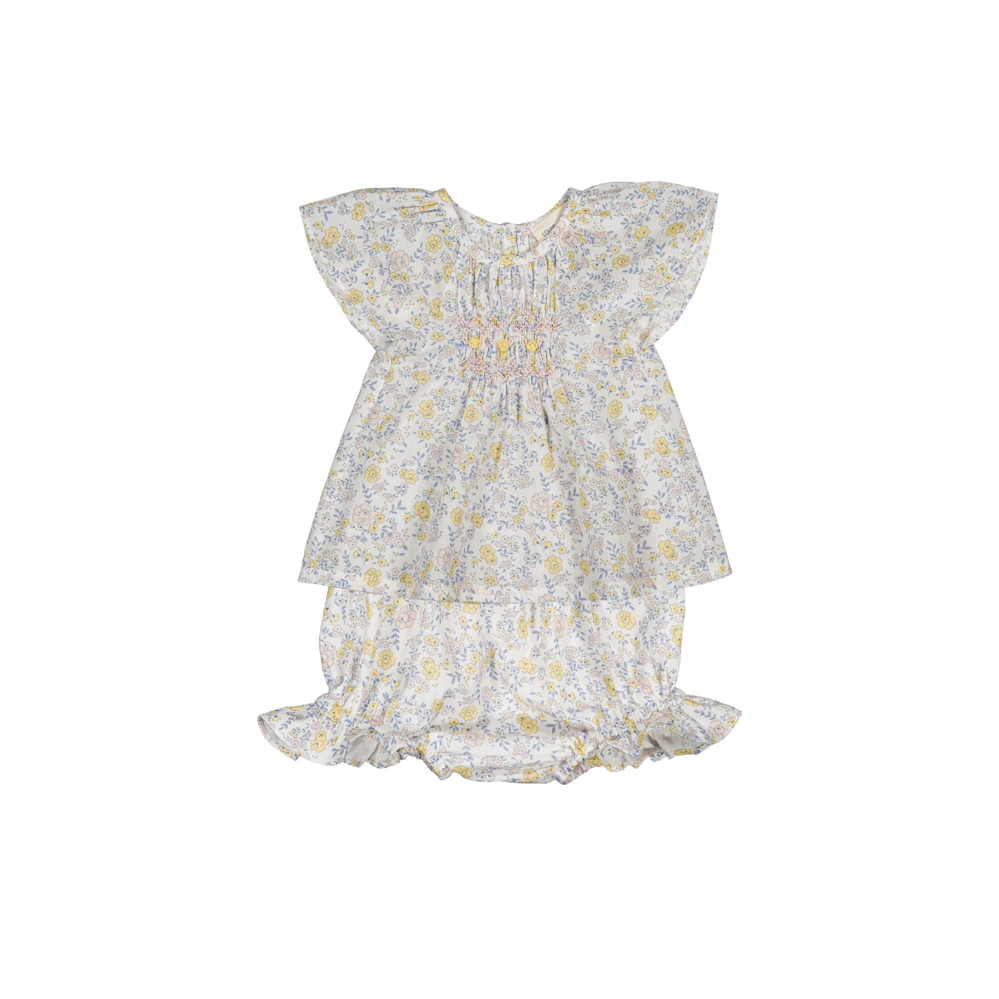 Romantic Flower Baby Set | Off White