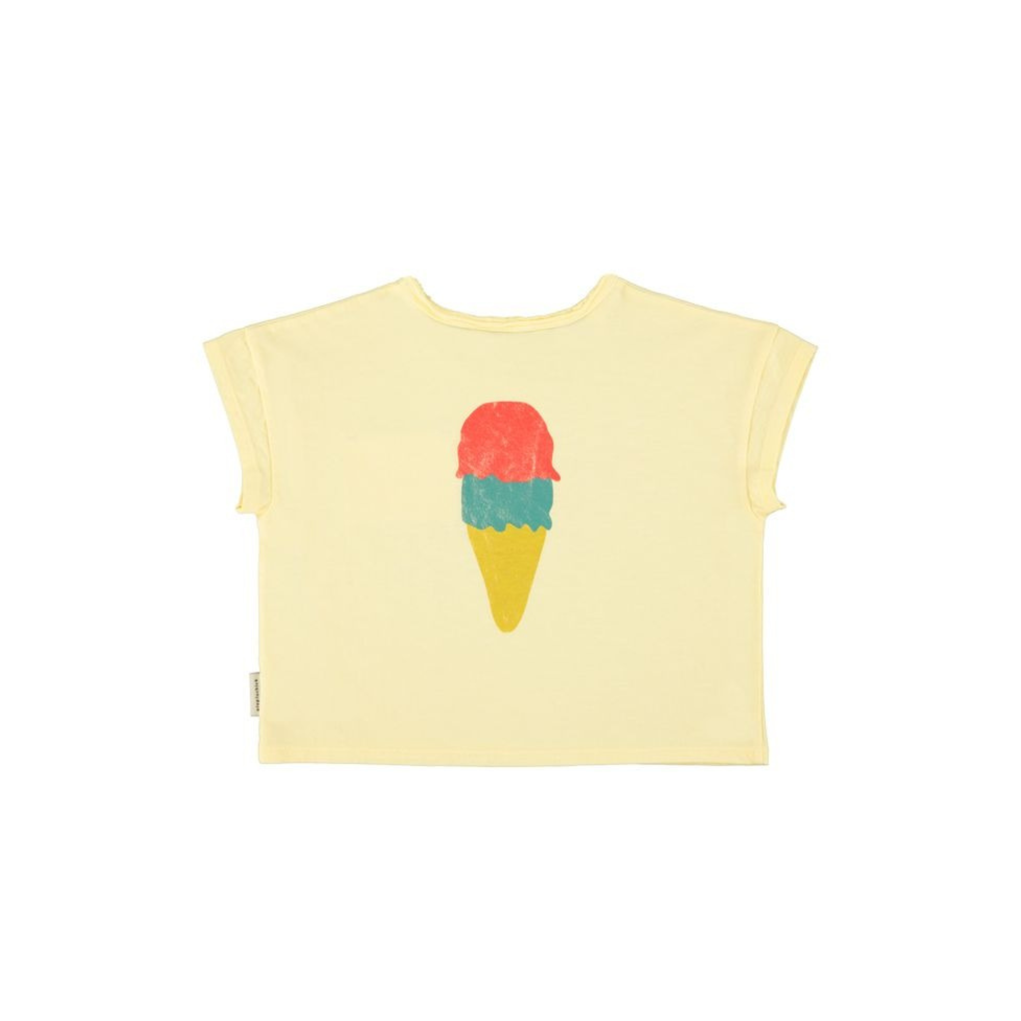 Beach Bar Print T-Shirt | Light Yellow