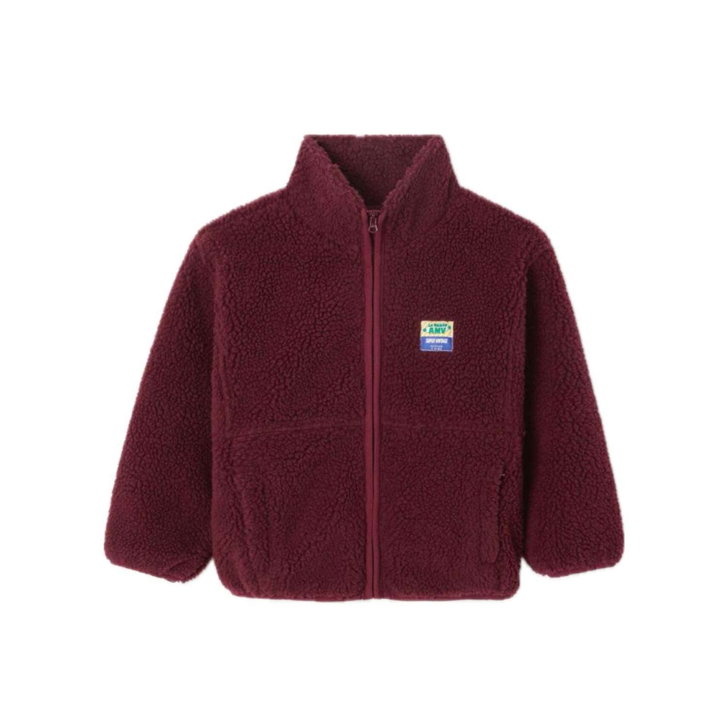 Hoktown Sherpa Jacket | Burgundy Melange