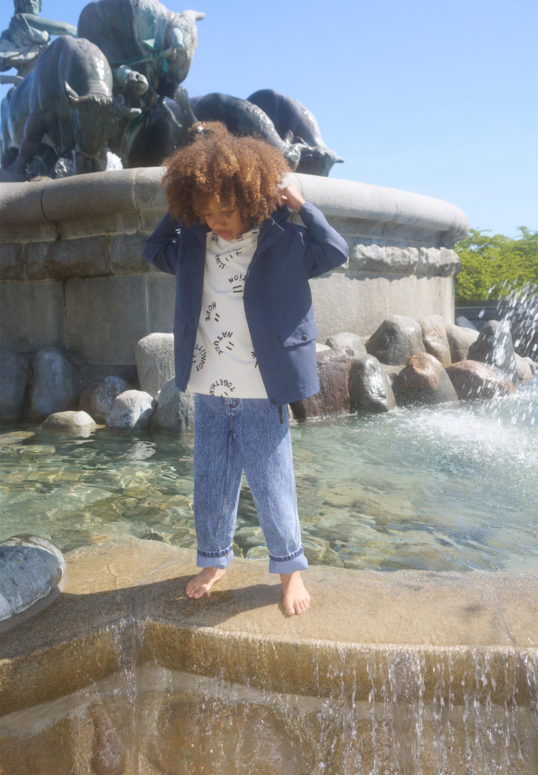 Windy Rain Jacket | Mood Blue