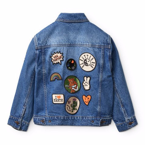 Embroidered Honore Jacket | True Blue
