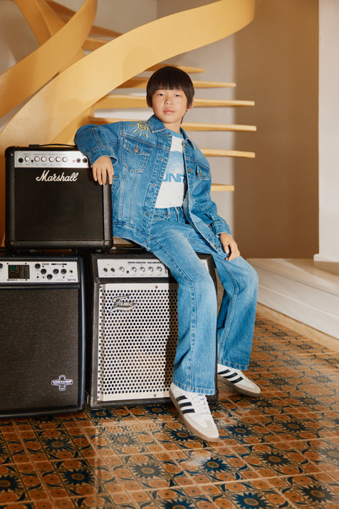 Embroidered Honore Jacket | True Blue