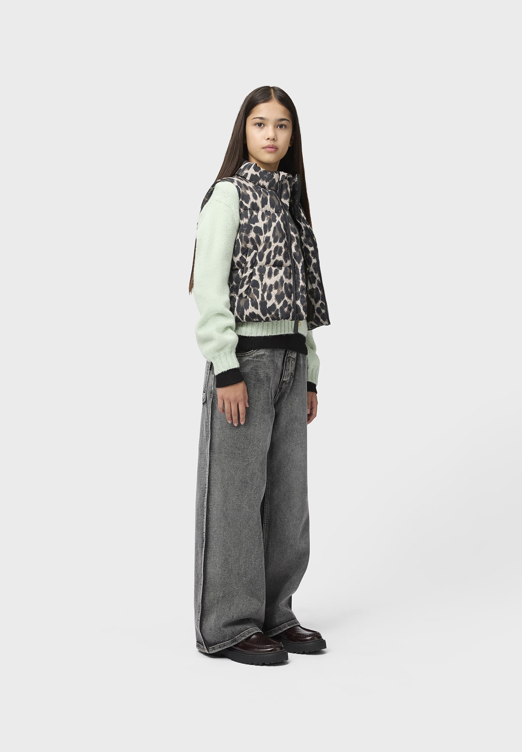 Hester Vest | Brushed Leo