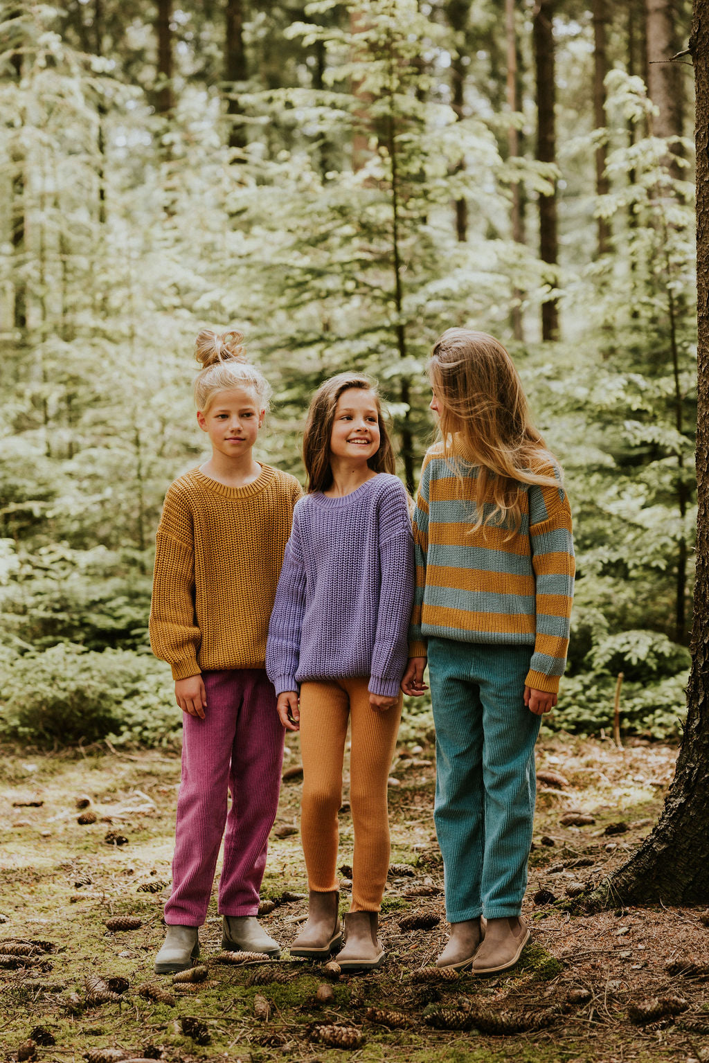 Knitted Leggings Fine Rib | Almond