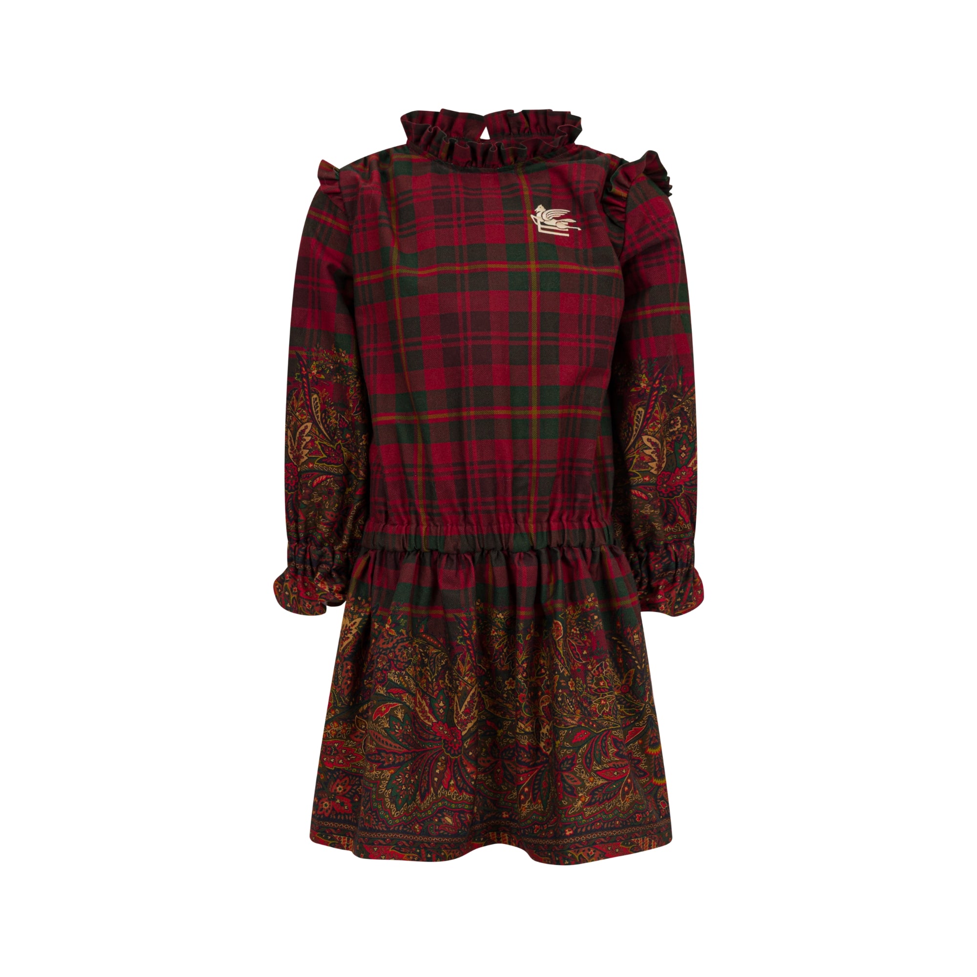 Lightweight Flannel Dress | Bordeaux