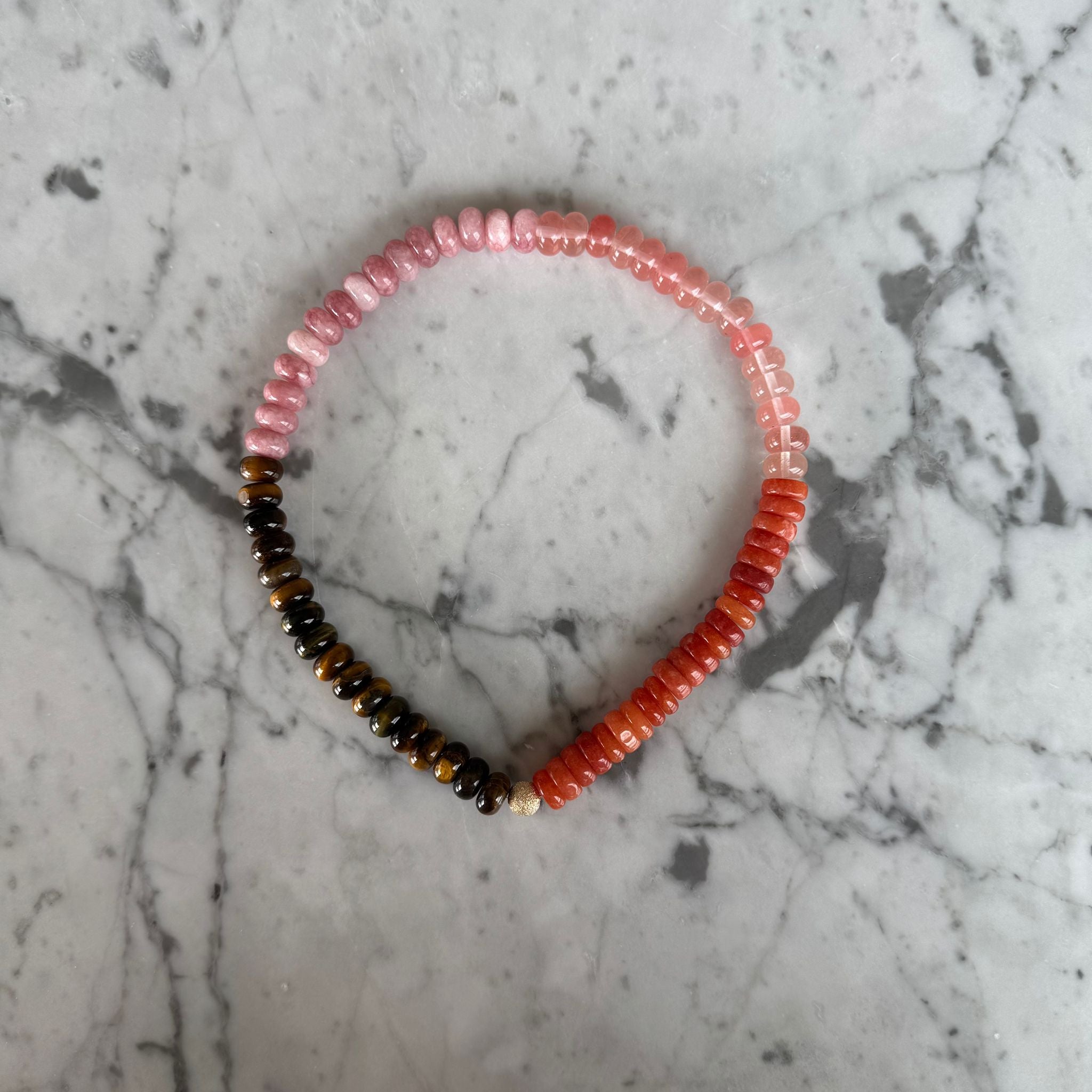 Semi Precious Necklace | Maple Glow