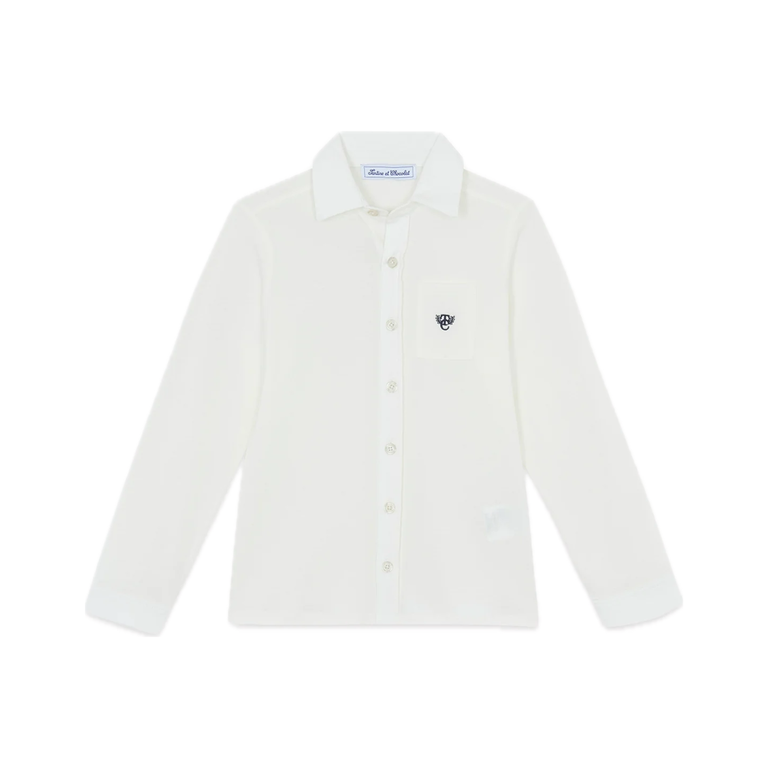 Monogram Shirt | Ecru