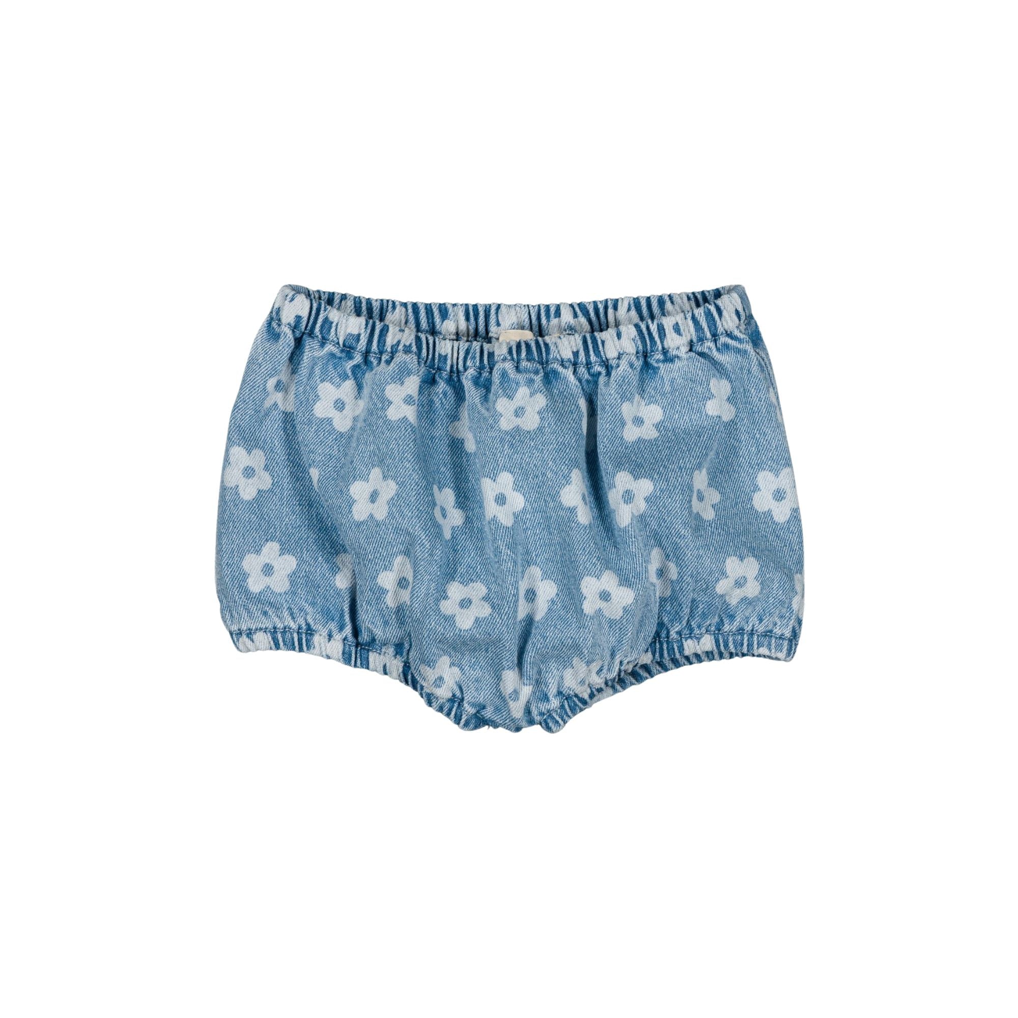Yoyo Denim Flower Bloomer | Light Blue