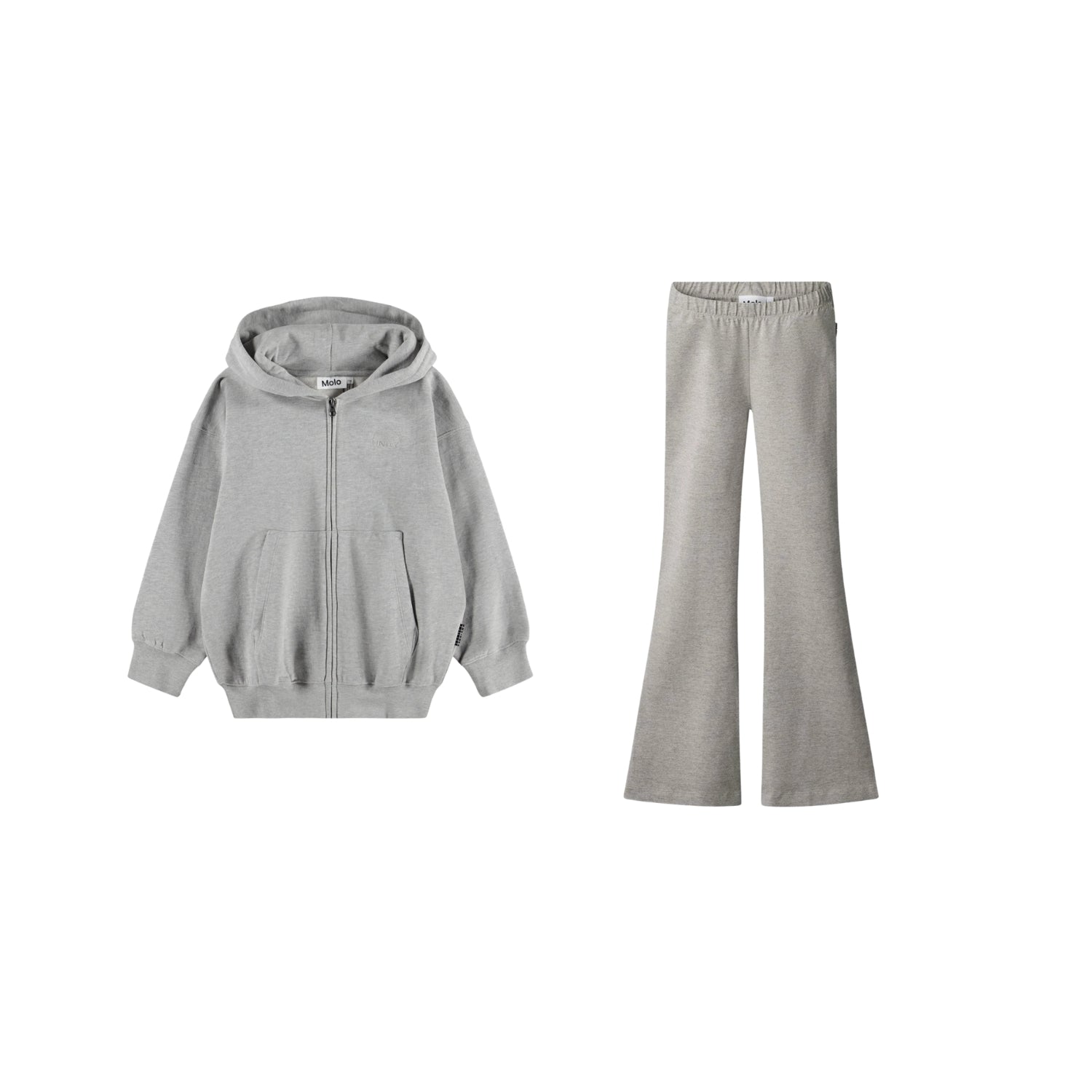 Marley Hoodie Set | Grey Melange