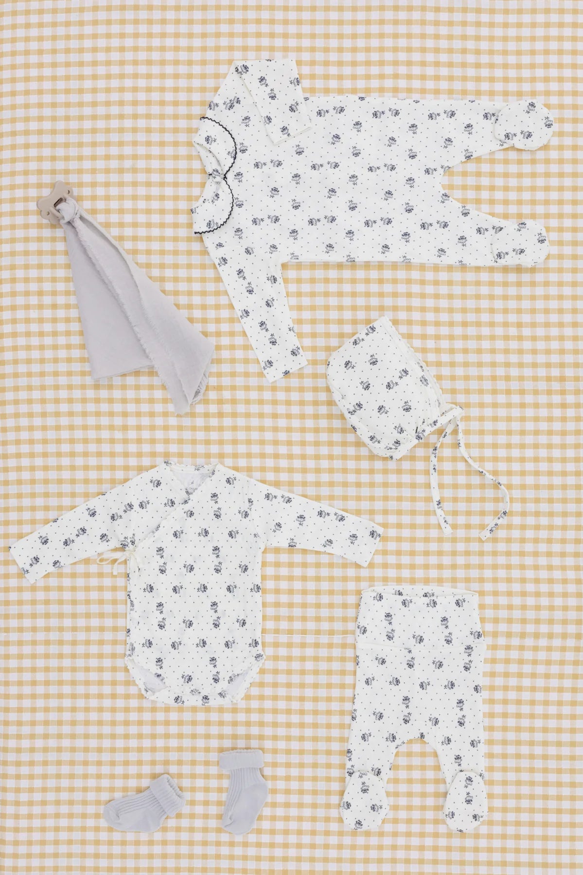 Estella Collar Overall | Sky Heart Blooms